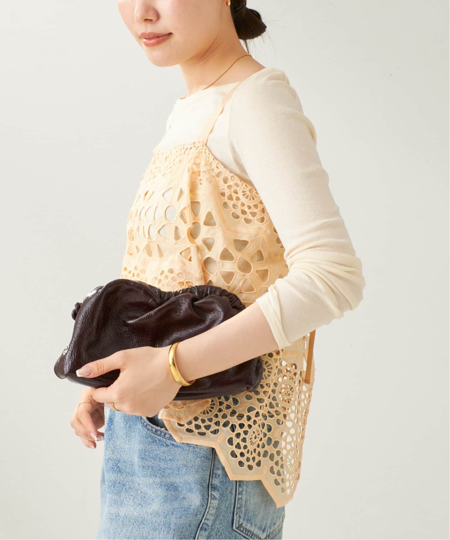 MATOKAMATOKA / マトカマトカ 別注 CUTWORK LACE キャミソール