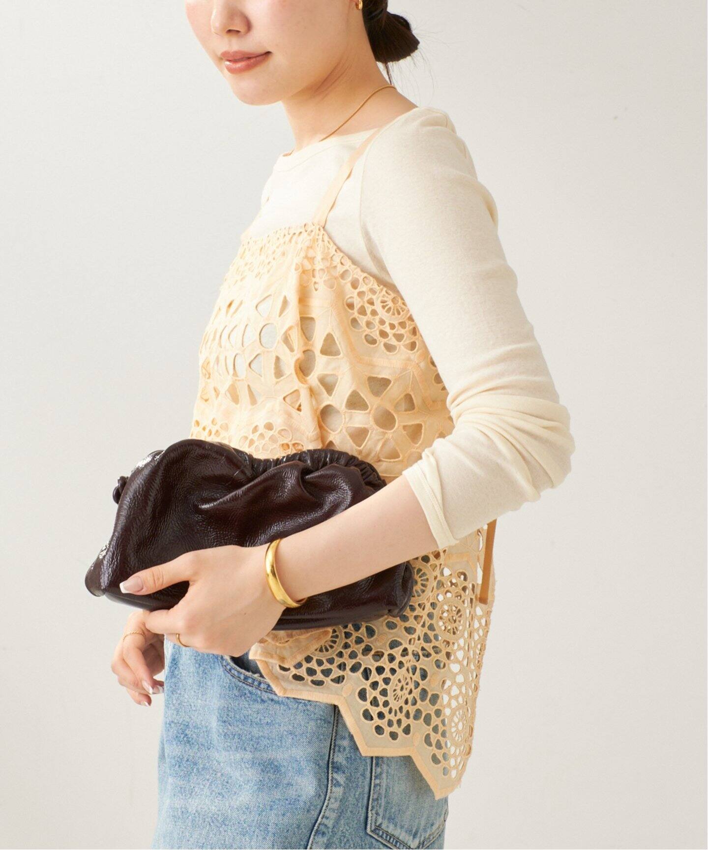 MATOKAMATOKA / マトカマトカ 別注 CUTWORK LACE キャミソール 