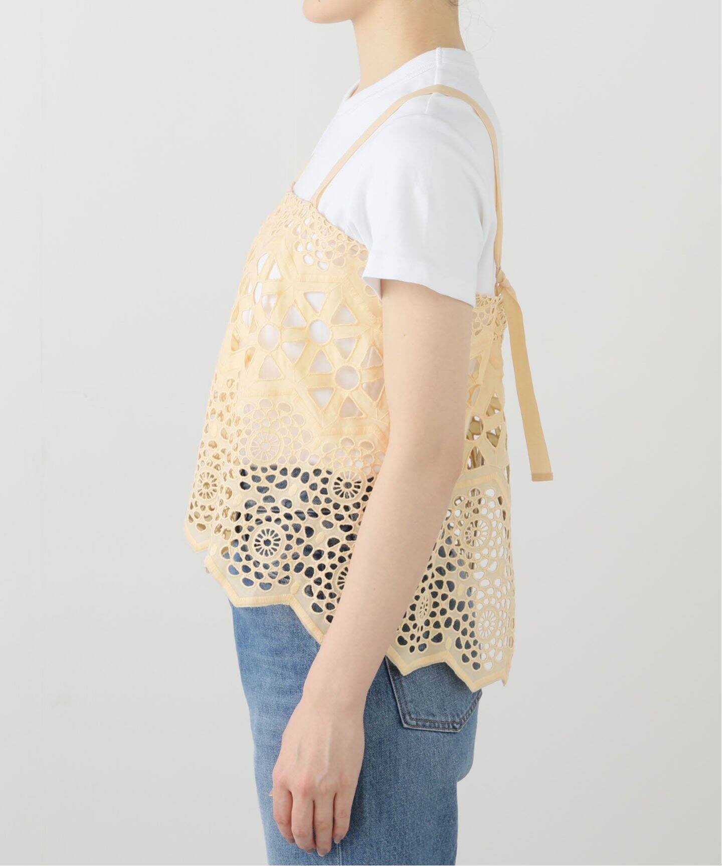 MATOKAMATOKA / マトカマトカ 別注 CUTWORK LACE キャミソール 