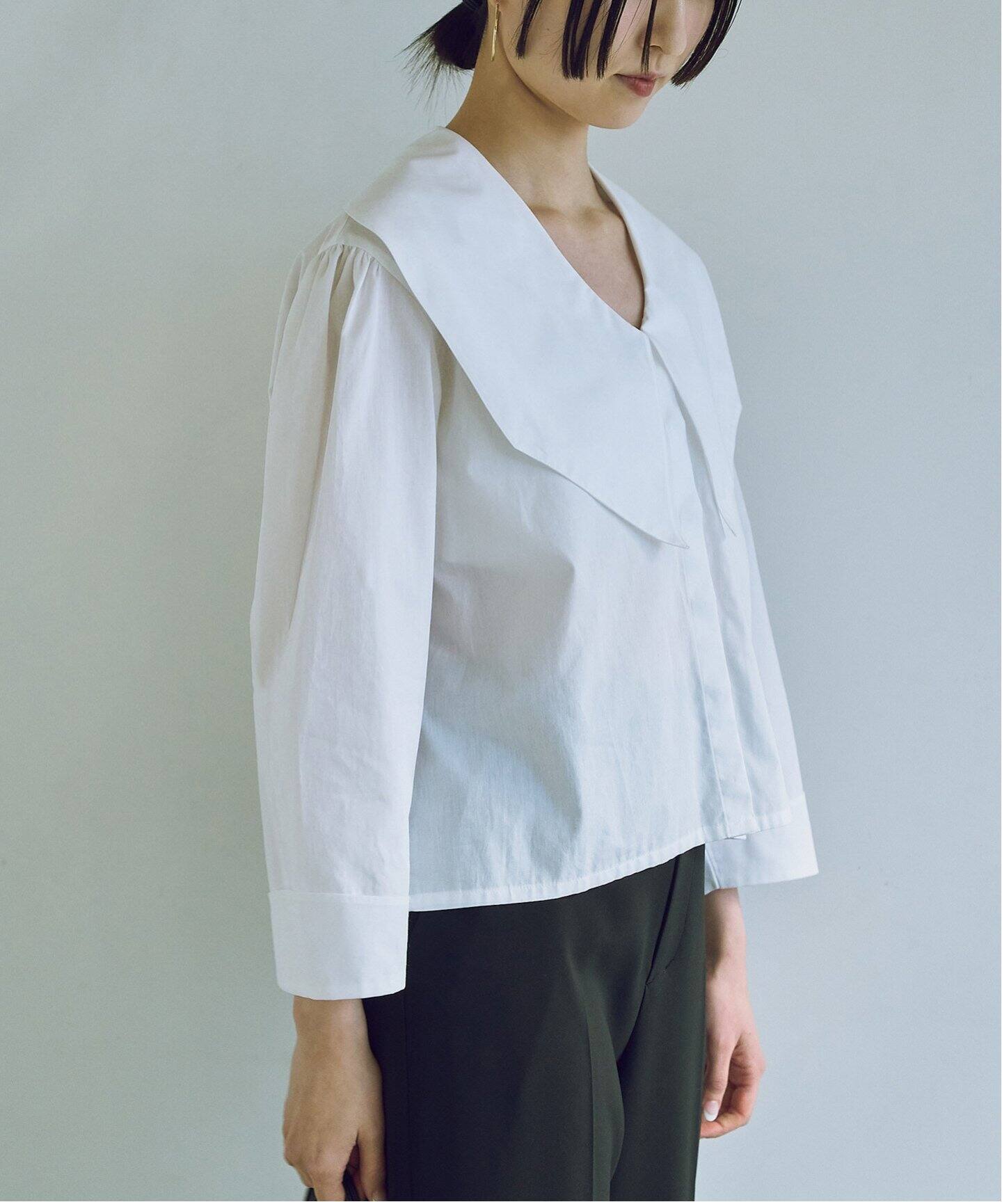 plage PAN/パン 別注 BIG COLLAR ブラウス PAN/パン 別注 BIG COLLAR ブラウス（シャツ／ブラウス）｜Plage