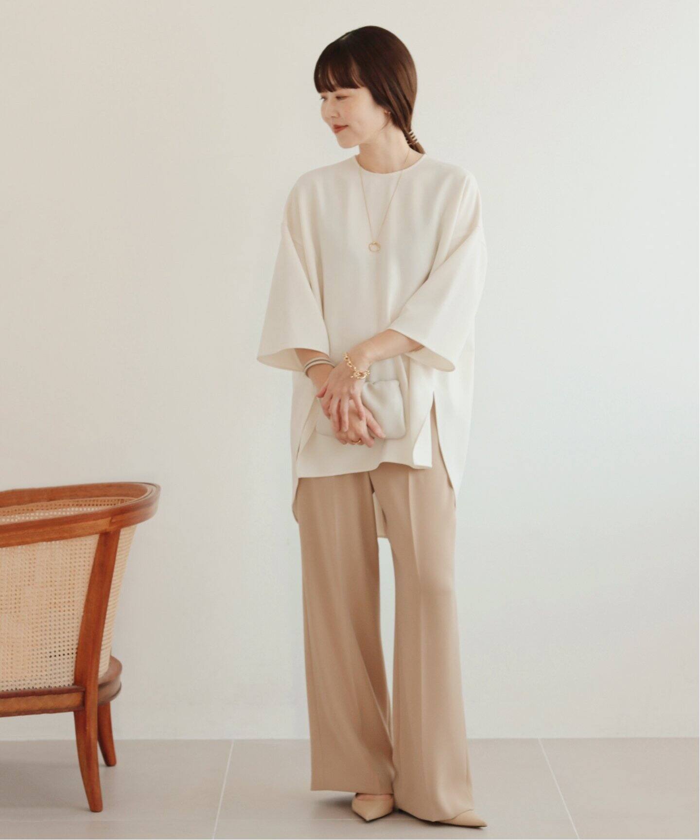 NEARBYME/ニアーバイミーROUND SHRRING ブラウス　plage plage NEARBYME/ニアーバイミーROUND SHRRINGブラウス - メルカリ