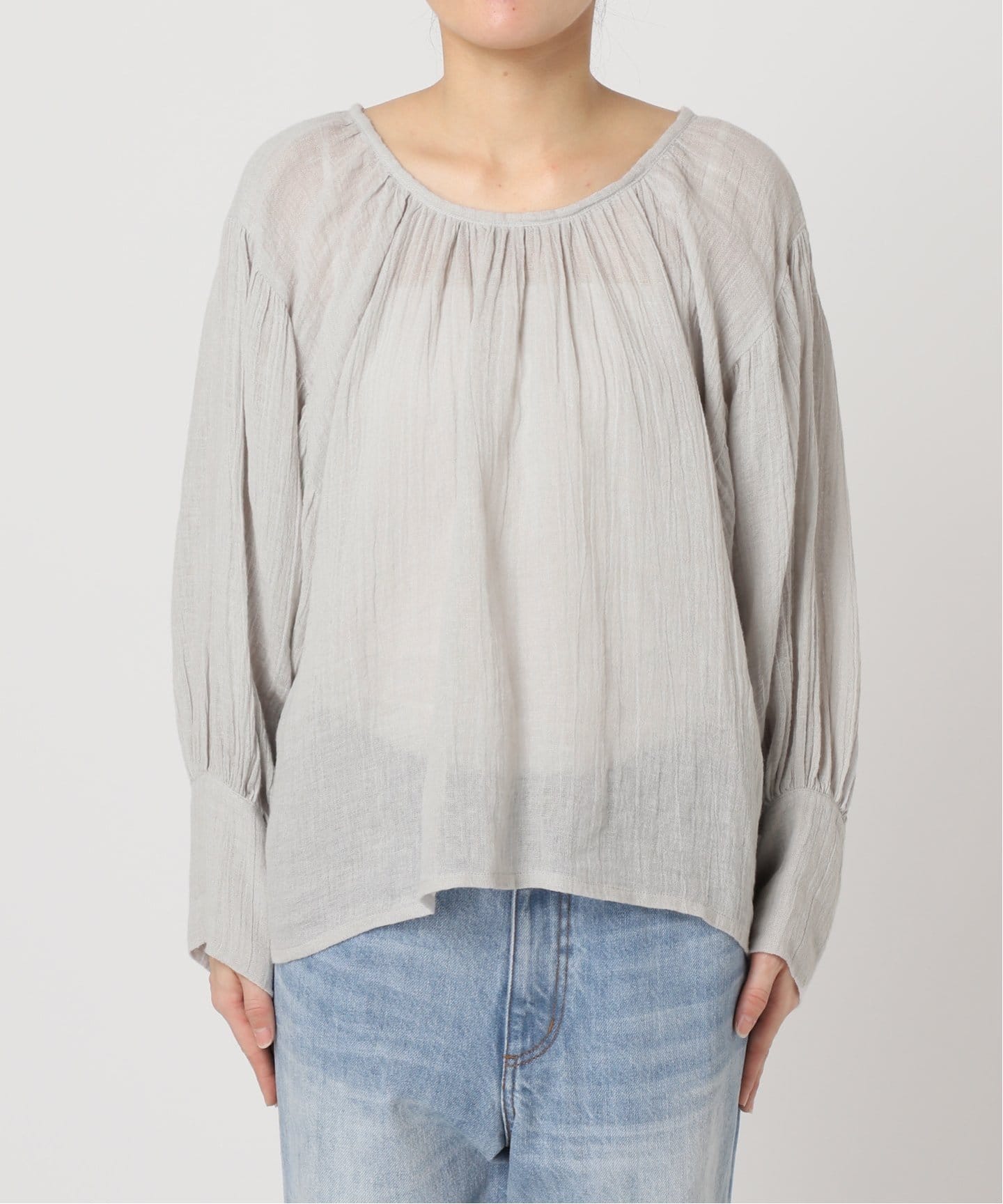 plage エリックベルジュ別注　BROGLIBブラウス ERICK BERGERE / エリックベルジュ 別注 BROGLIE ブラウス