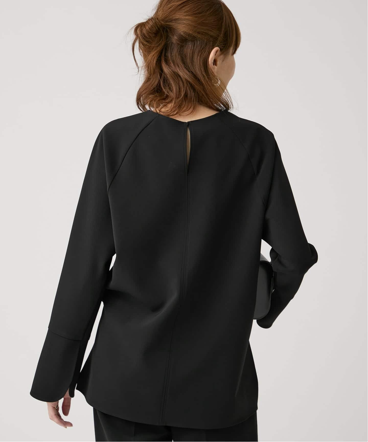 ダブルクロスストレッチ T-ブラウス（シャツ／ブラウス）｜VERMEIL par