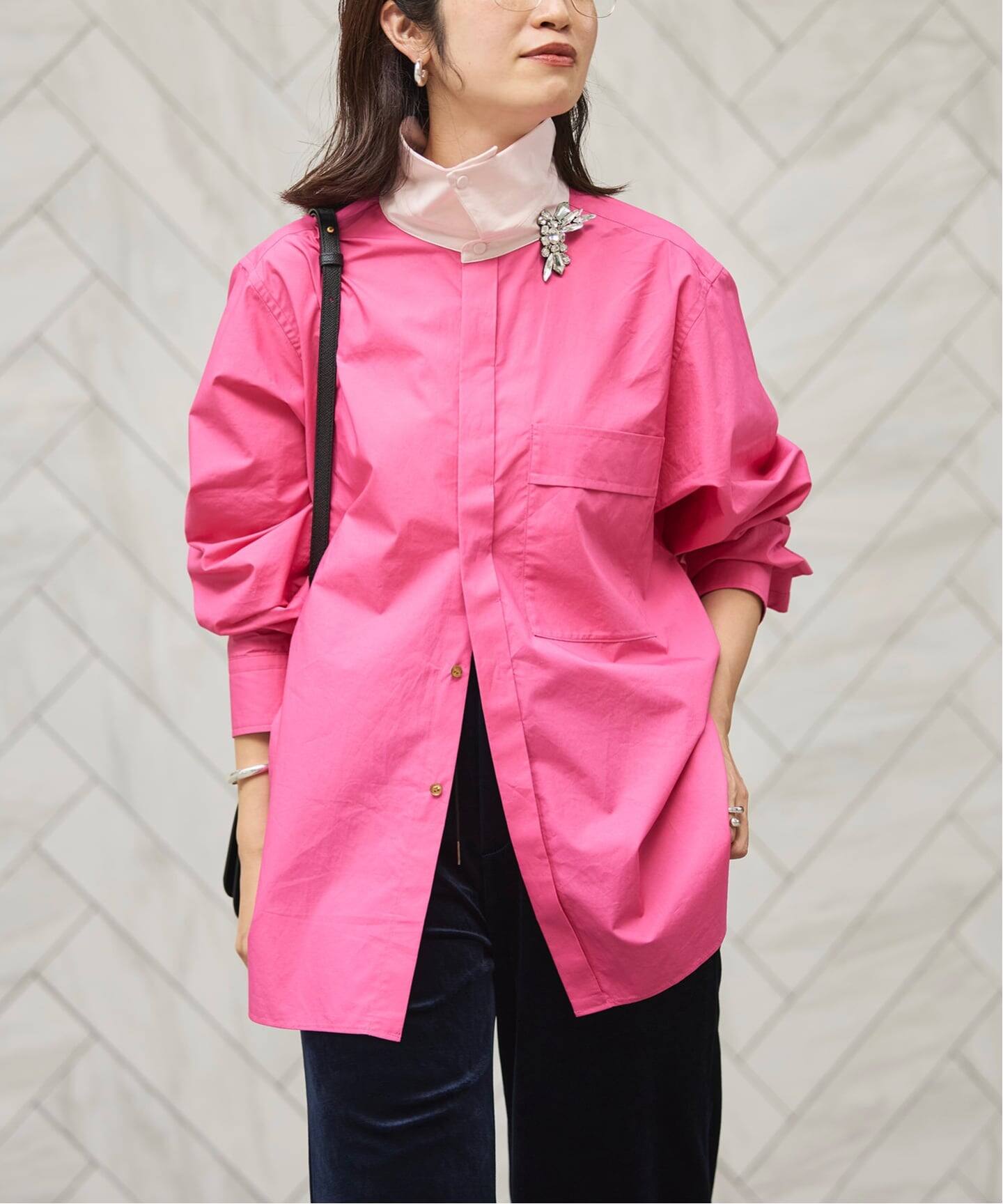 2019 AW IENA リライムローン オーバーシャツ 2019 AW IENA リライムローン オーバーシャツ
