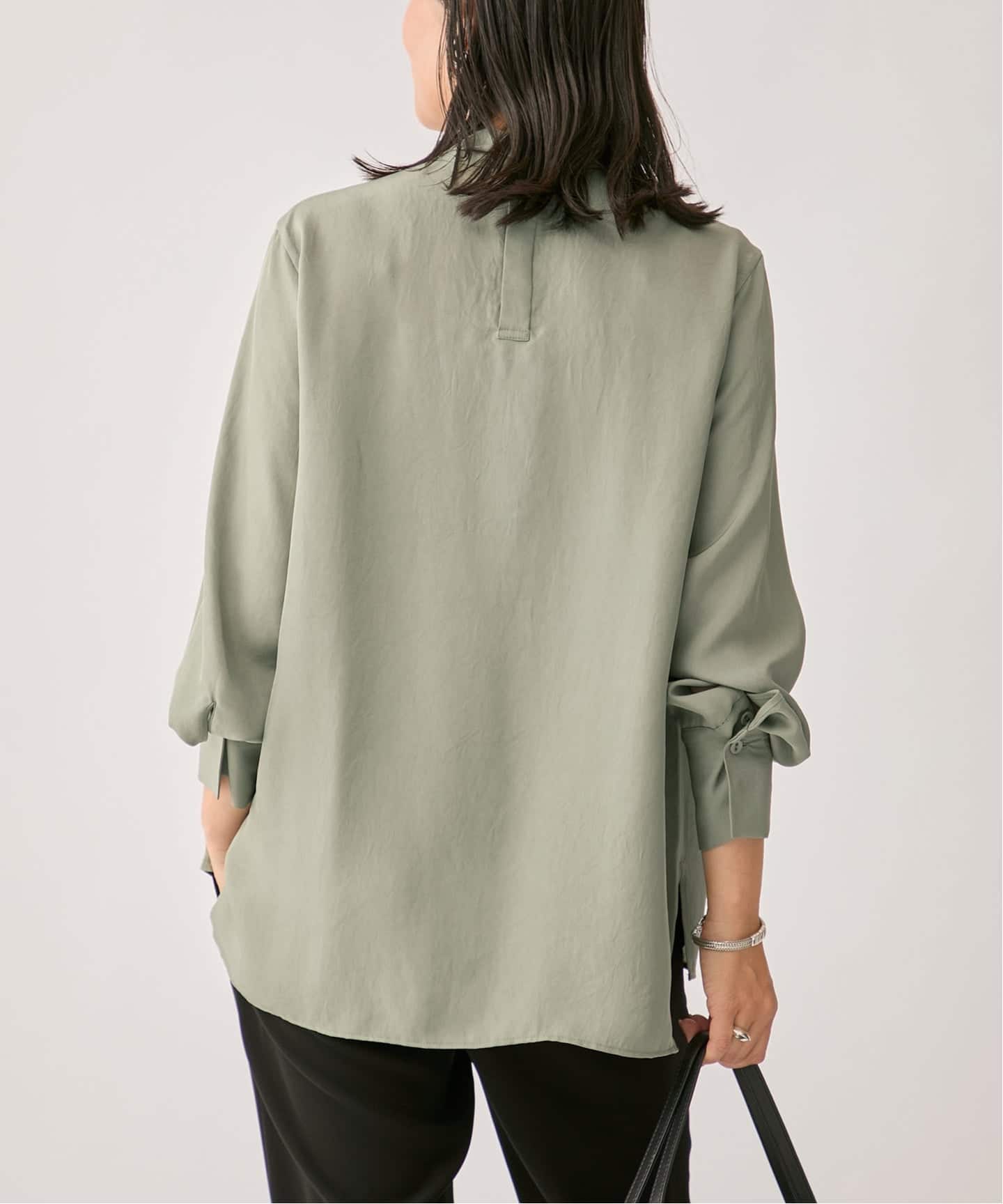 ヴィンテージブライトツイルボウタイブラウス（シャツ／ブラウス