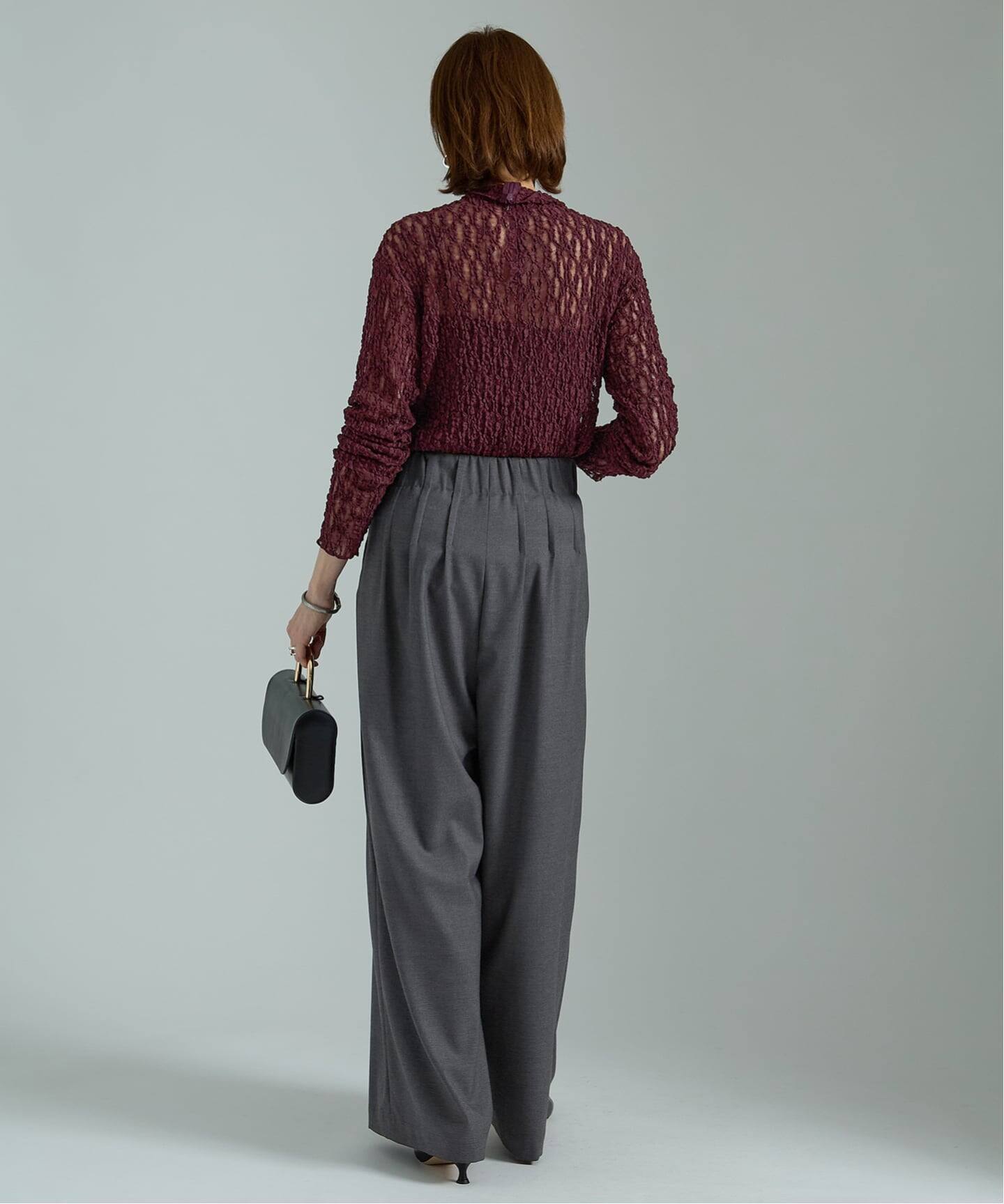 upper hights （ヴェルメイユ　パー　イエナ）⭐️オーバーシャツ stretch lace プルオーバー（シャツ／ブラウス）｜VERMEIL par iena