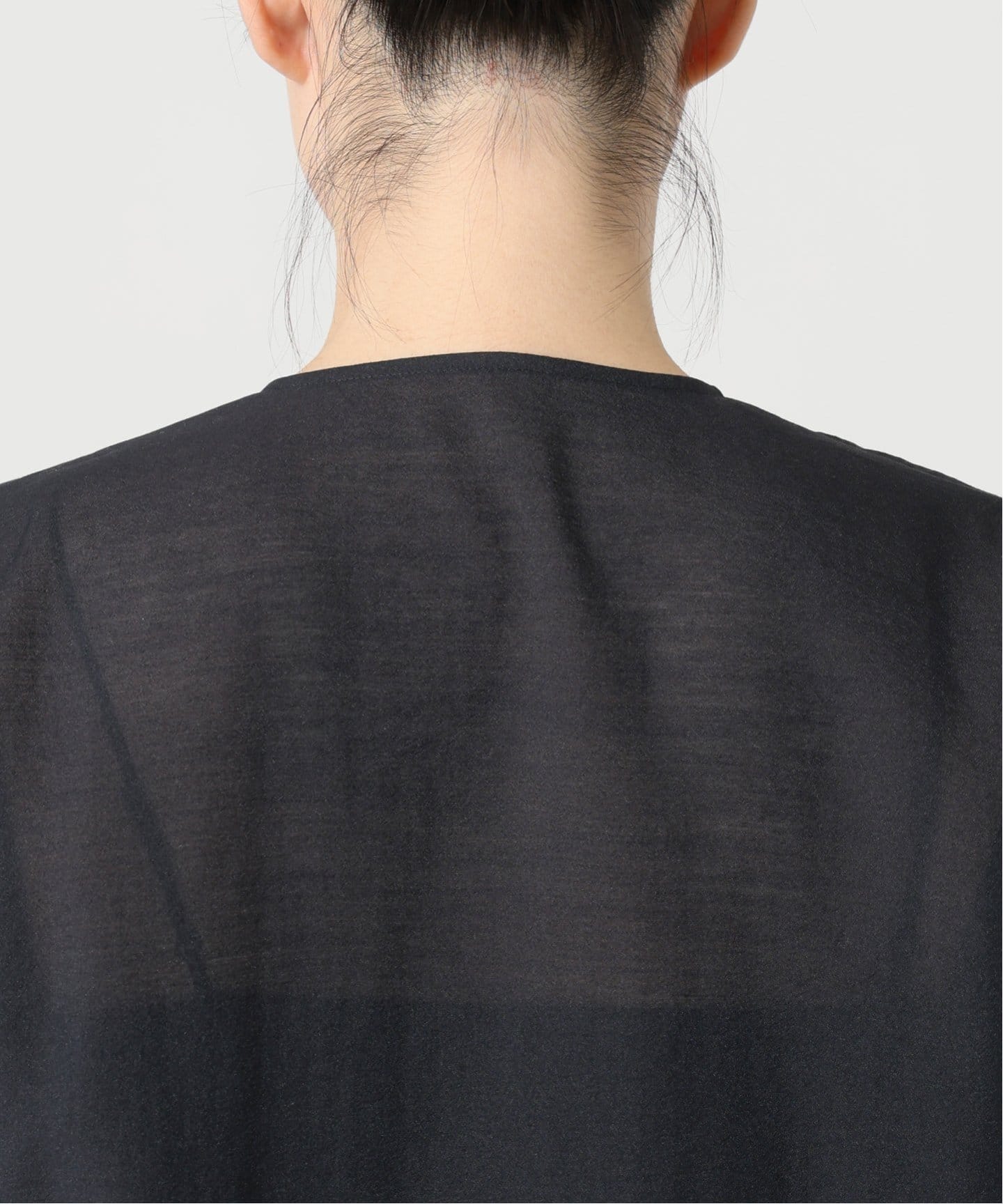 VERMEIL par iena シアーブラウス ネイビー ヴェルメイユ パー イエナ VERMEIL par iena 《追加5予約