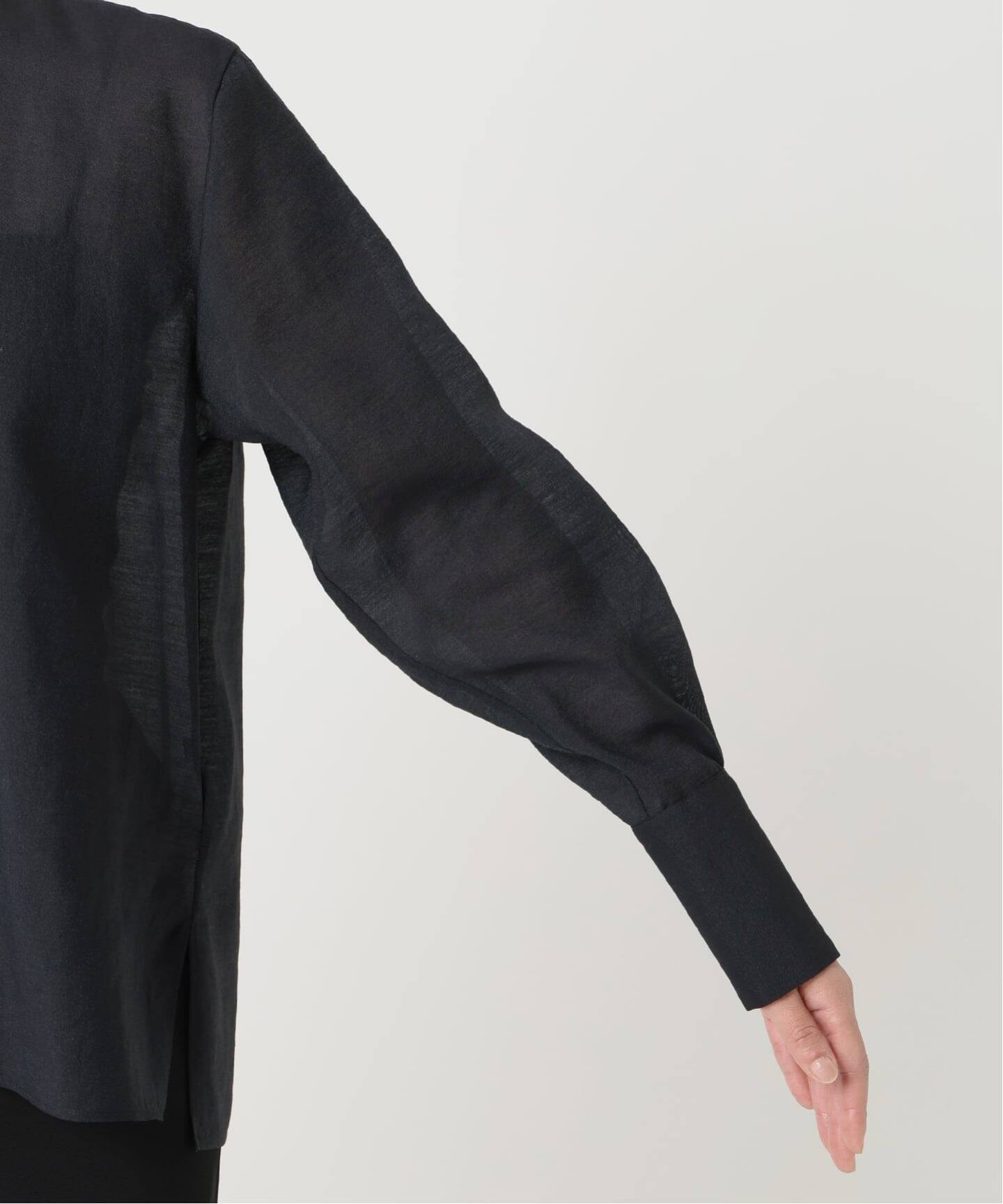 VERMEIL par iena シアーブラウス ネイビー ヴェルメイユ パー イエナ VERMEIL par iena 《追加5予約