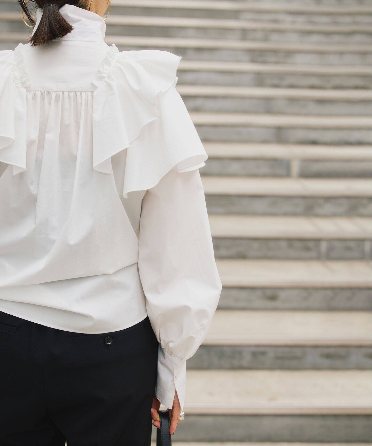 フリルシャツ（シャツ／ブラウス）｜VERMEIL par iena（ヴェルメイユ  