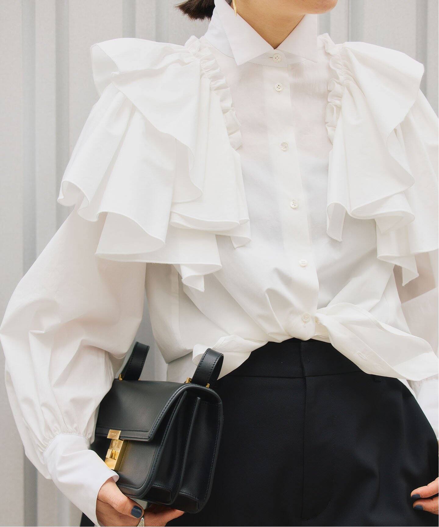 フリルシャツ（シャツ／ブラウス）｜VERMEIL par iena（ヴェルメイユ  