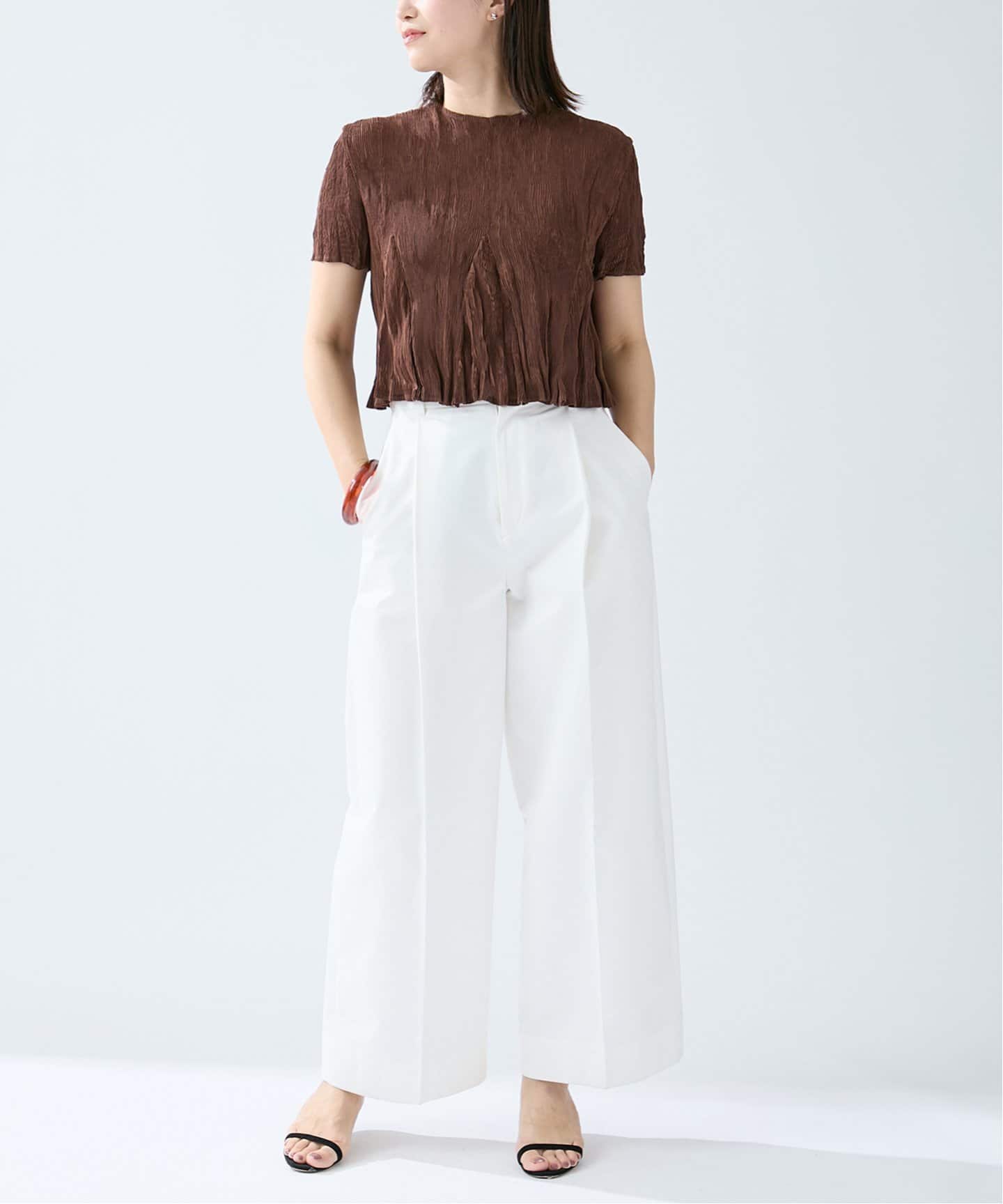 追加》Gongdid Design ゴンディッドデザインCrop Tops（シャツ