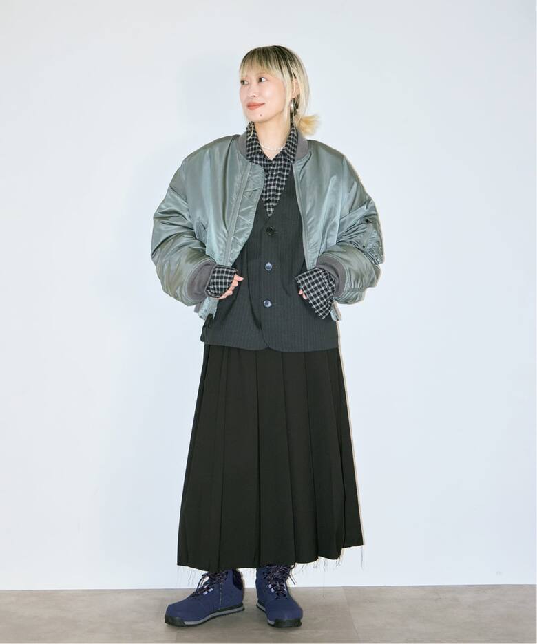 追加》TR PLEATS スカート（ロング・マキシ丈スカート）｜CITYSHOP 