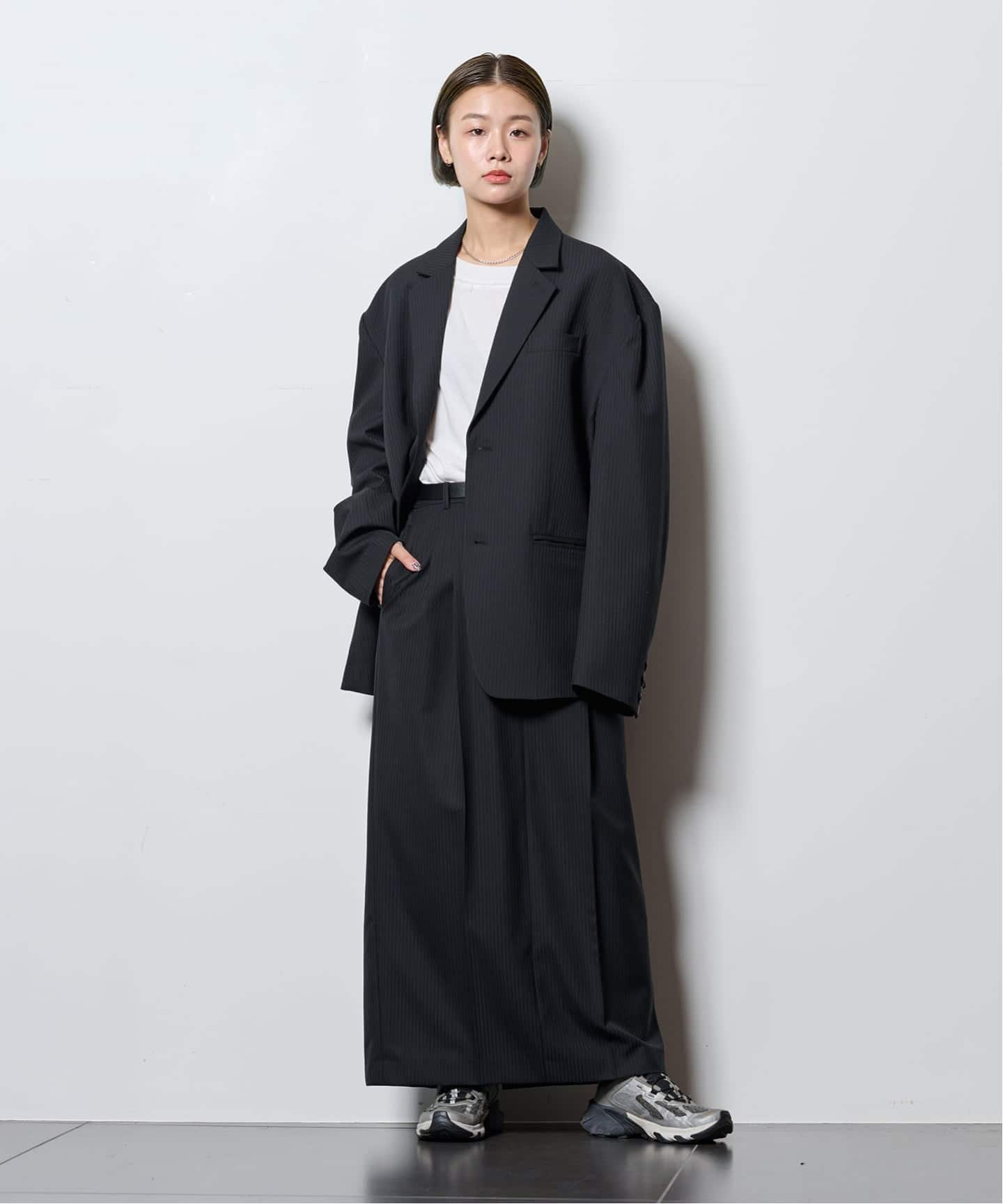 本日まで出品！【CITYSHOP】スラックスライクスカート 追加予約2》SLACKS LIKE スカート（ロング・マキシ丈スカート