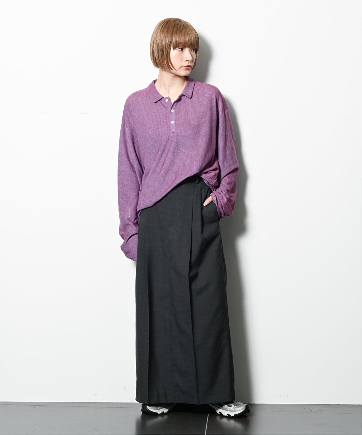CITYSHOP マキシスカート SLACKS LIKE スカート 追加予約2》SLACKS LIKE スカート（ロング・マキシ丈スカート