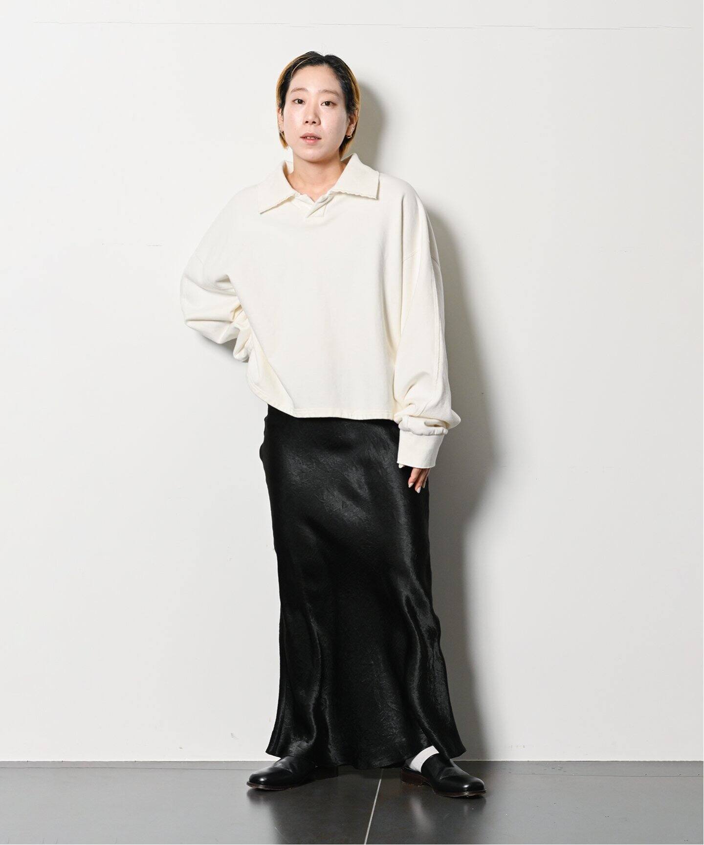 追加》SATIN LONG スカート（ロング・マキシ丈スカート）｜CITYSHOP  