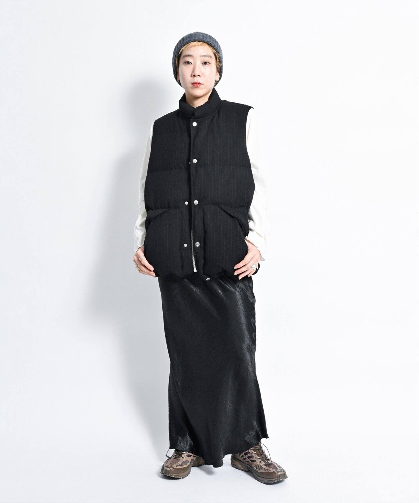 追加》SATIN LONG スカート（ロング・マキシ丈スカート）｜CITYSHOP 