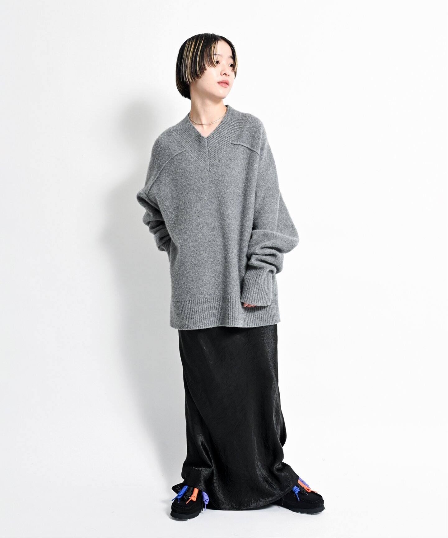 追加》SATIN LONG スカート（ロング・マキシ丈スカート）｜CITYSHOP 
