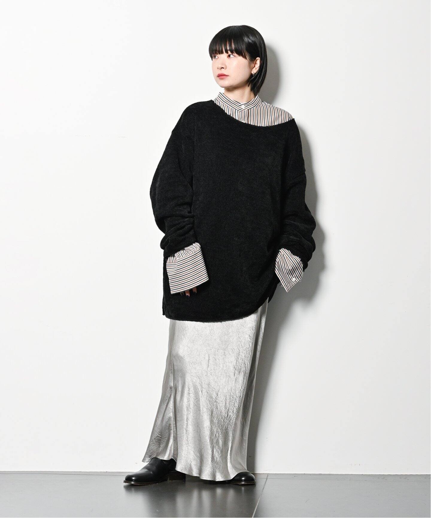 追加》SATIN LONG スカート（ロング・マキシ丈スカート）｜CITYSHOP 