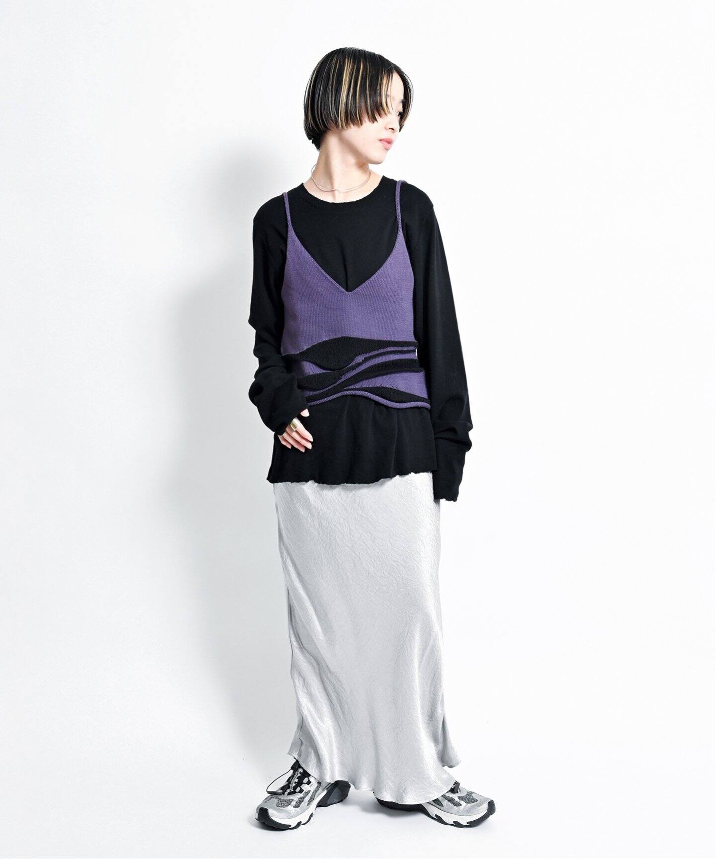追加》SATIN LONG スカート（ロング・マキシ丈スカート）｜CITYSHOP 