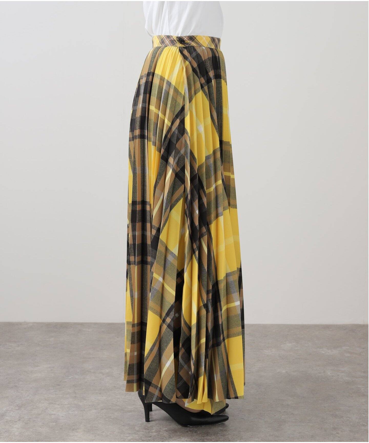 スカート wrap Pleated Skirt Wrap Pleated Skirt/ラッププリーツスカート【MAISON SPECIAL