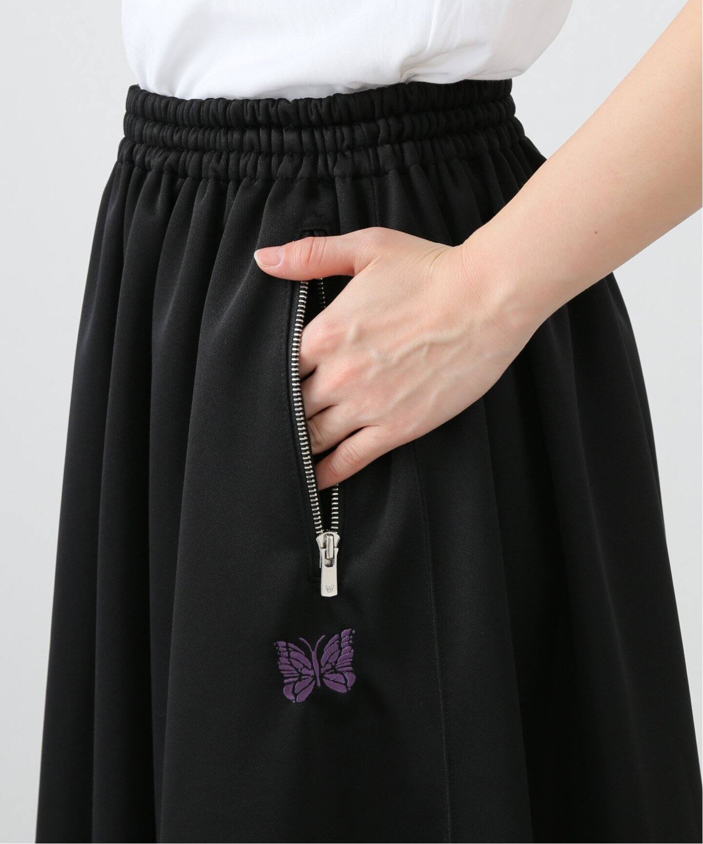 NEEDLES BALLOON TRACK SKIRT QV327：スカート（ロング・マキシ丈 