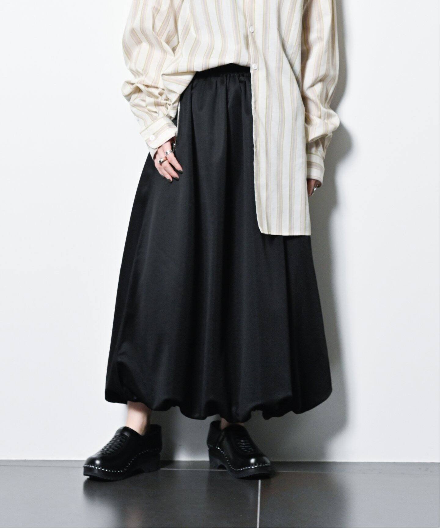 NEEDLES BALLOON TRACK SKIRT QV327：スカート（ロング・マキシ丈 