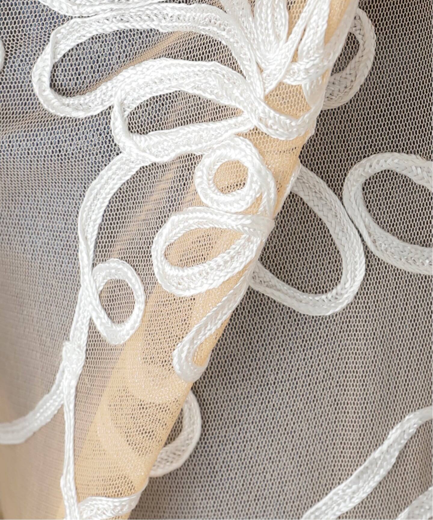 SARA MALLIKA TULLE TAPE EMBROIDERY WRAP 020352SF2：スカート