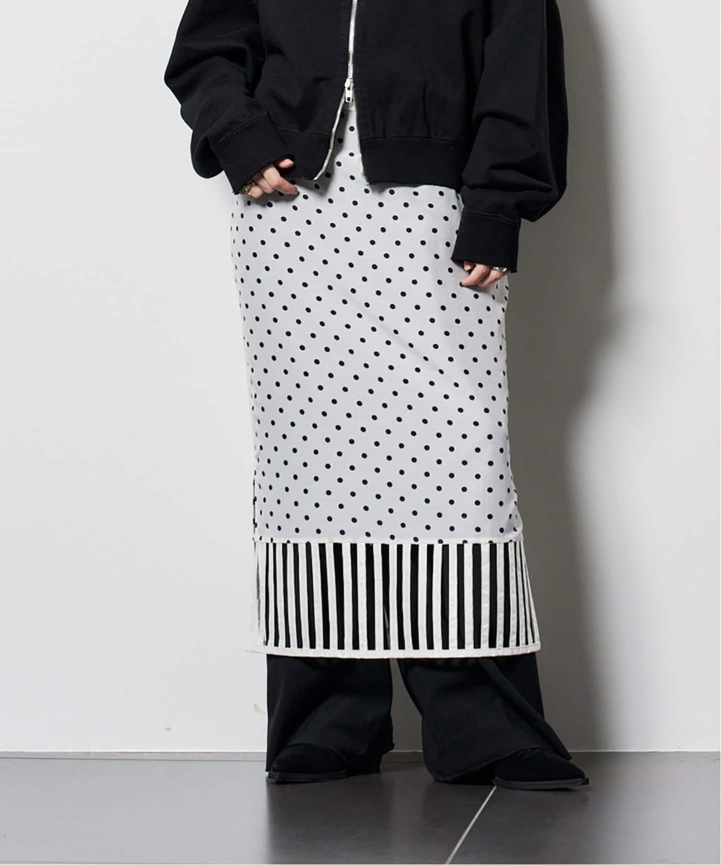 SUPER YAYA SKIRT STRIPES SK09-STR-AW25：スカート