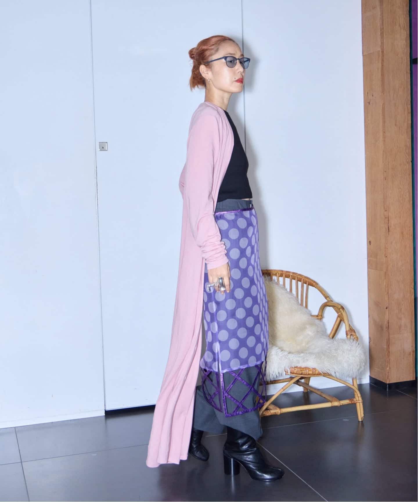 SUPER YAYA SKIRT LOZENGES SK06-LOZ-AW25：スカート（その他