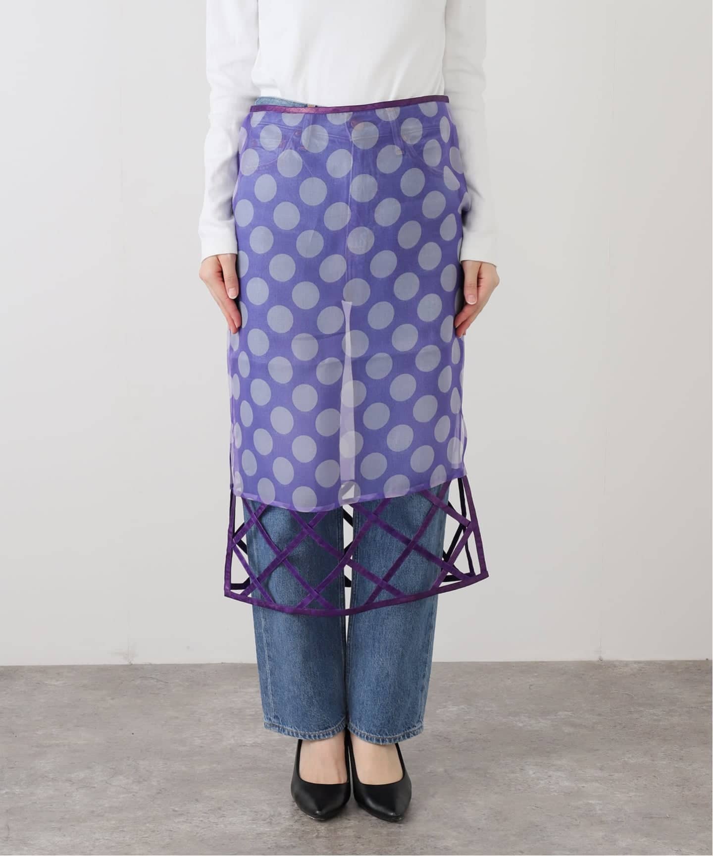 SUPER YAYA SKIRT LOZENGES SK06-LOZ-AW25：スカート（その他スカート