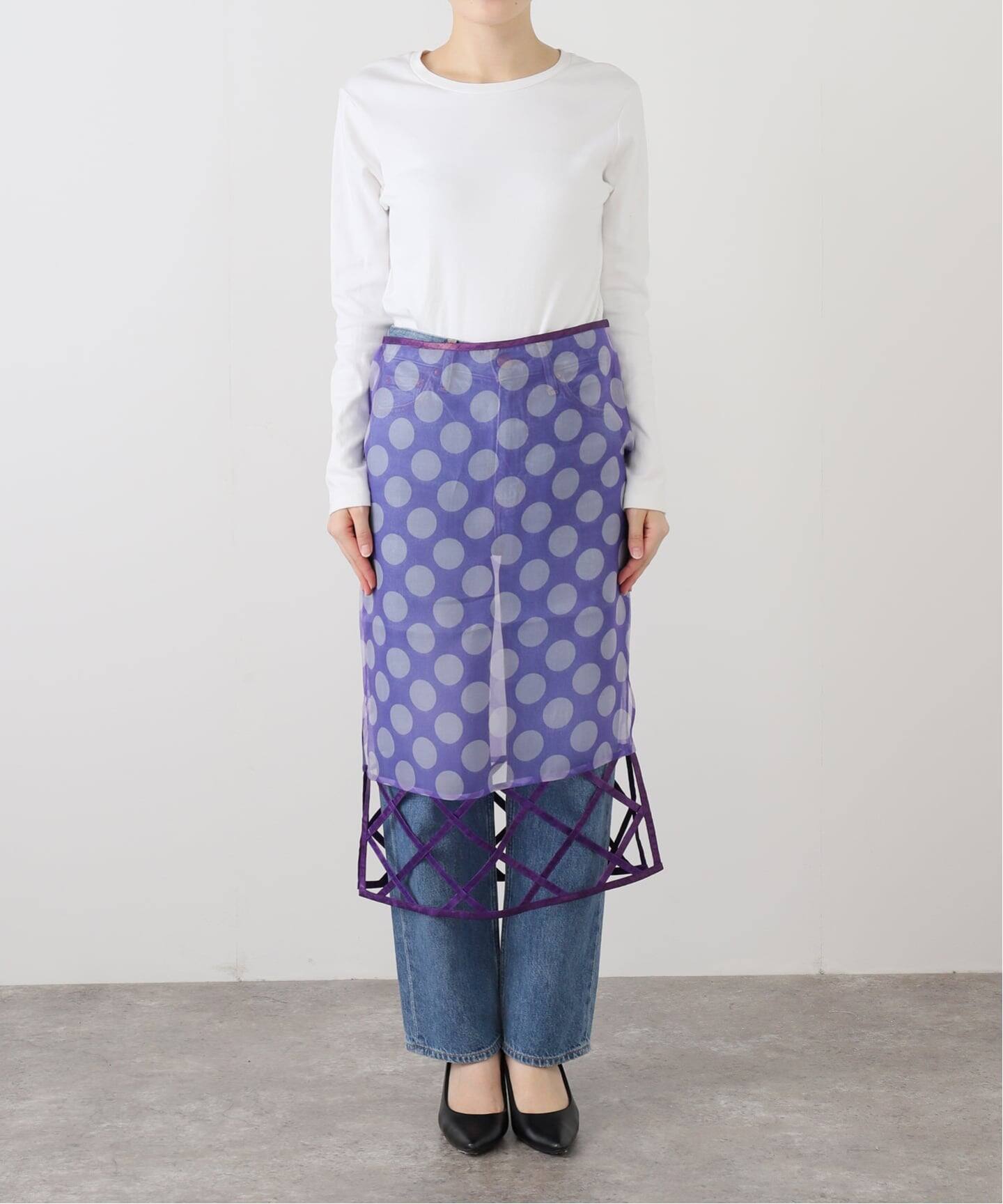 SEIVSON スカート SUPER YAYA SKIRT LOZENGES SK06-LOZ-AW25：スカート（その他