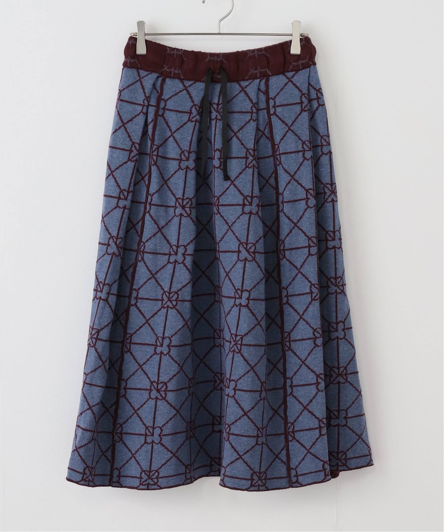 YANYAN MIDI BOX PLEAT SKIRT YYW251122：スカート（ロング・マキシ丈