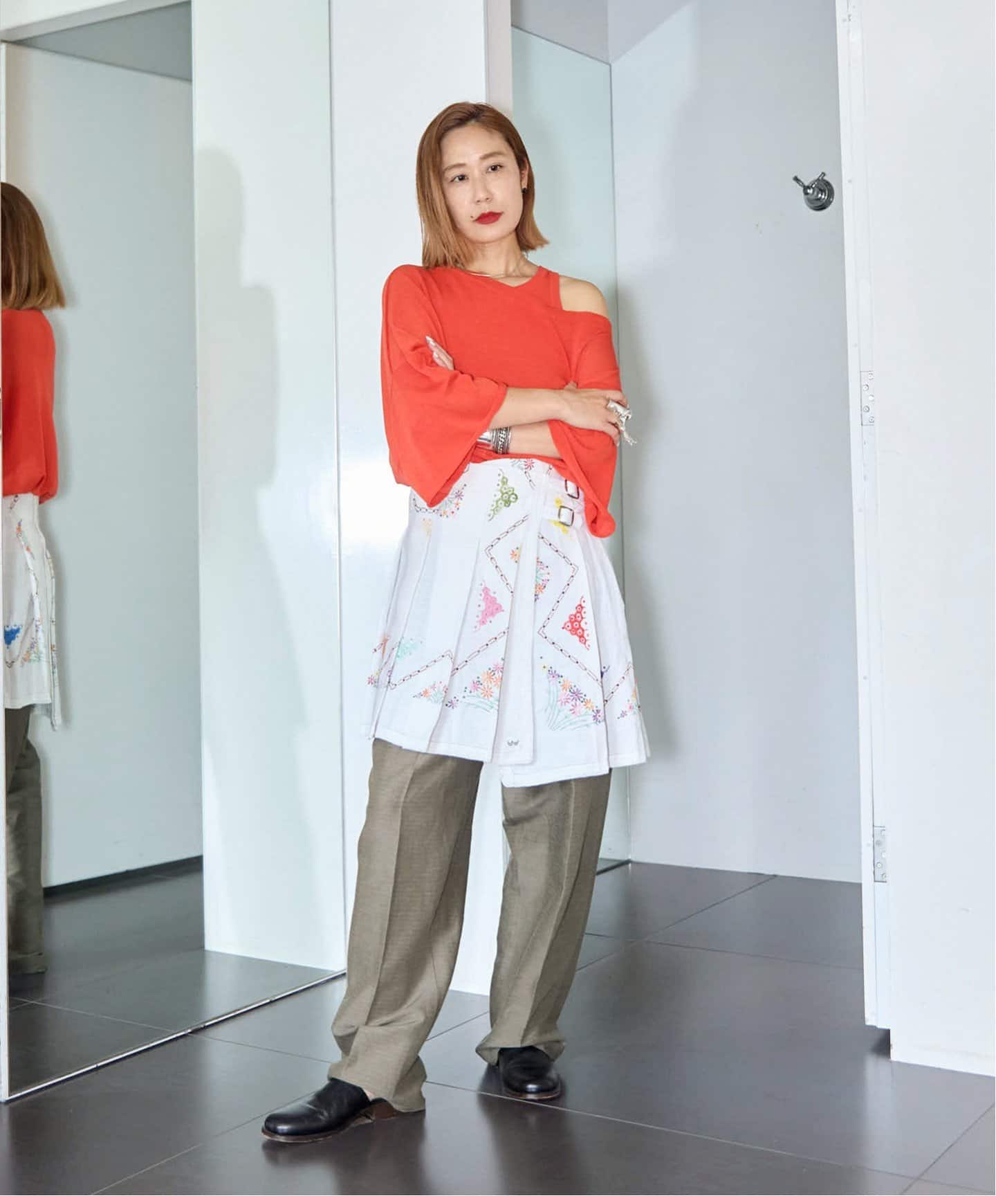 【I AM MARI アイアムマリ】Velvet Denim ミニスカートパンツ ベルトセットデニムミニスカート | ファッション通販サイト NUGU