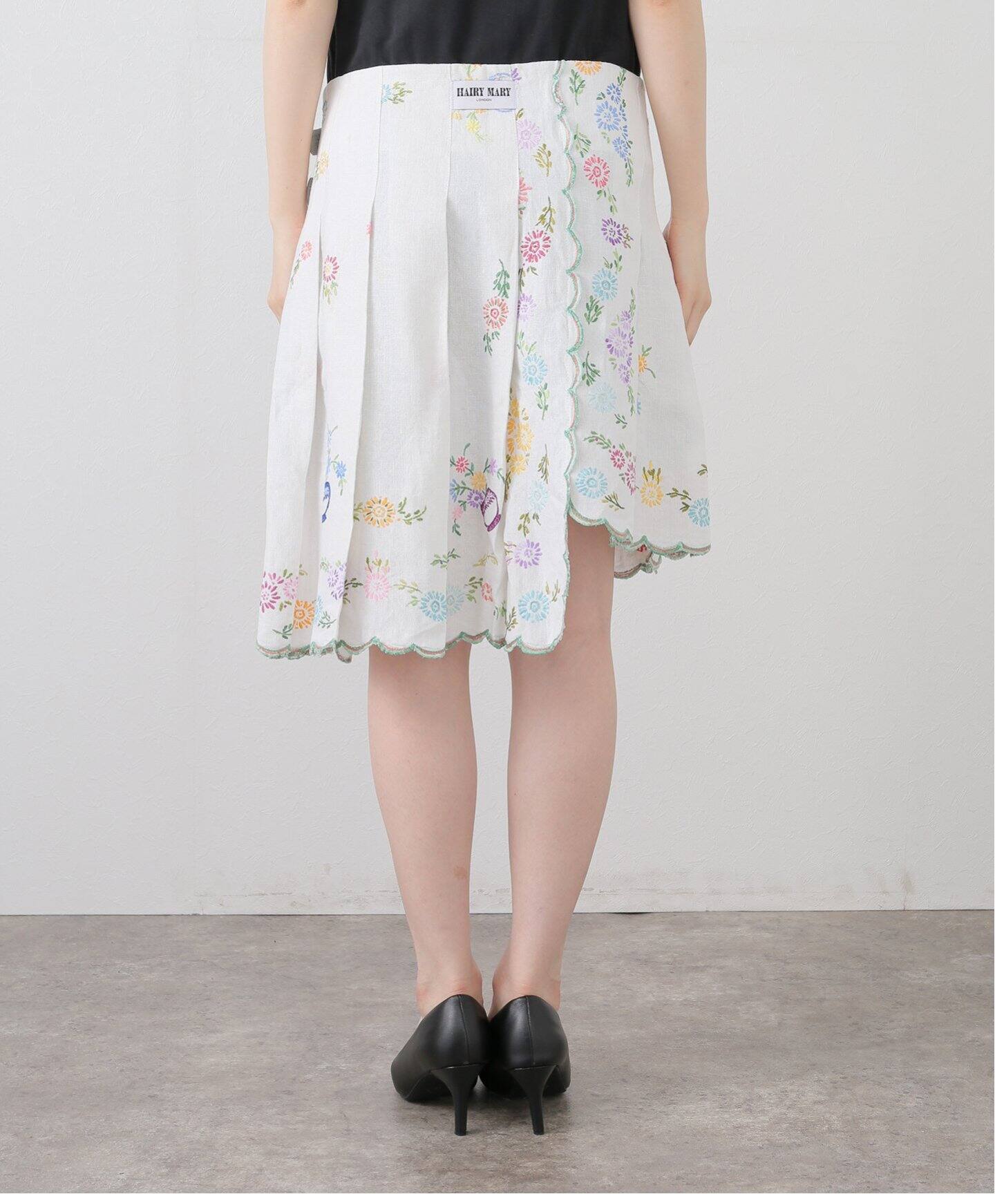 THEAIRTOWN merry sk pt メリースカートパンツ many many gather skirt / black （メニーメニーギャザー