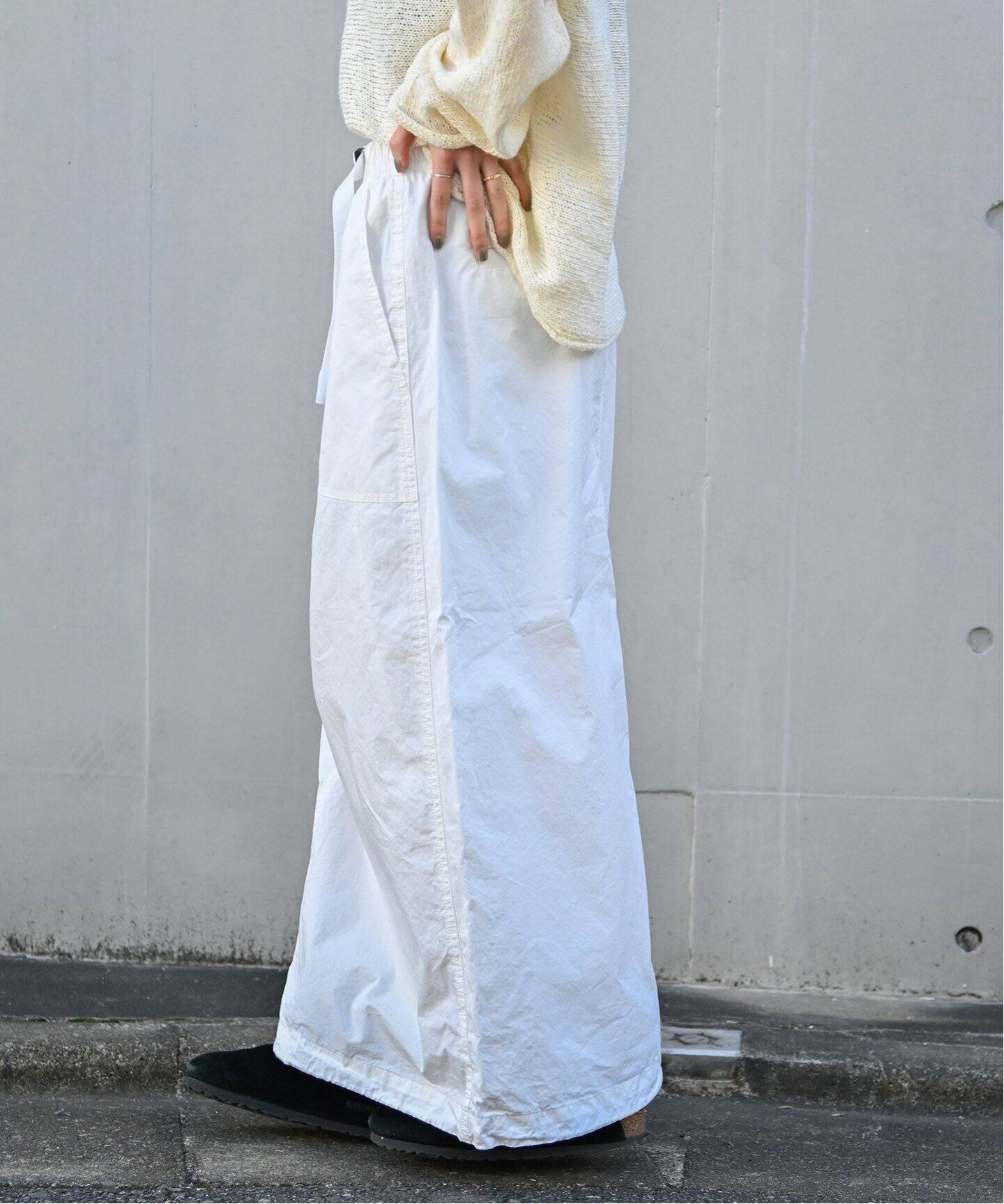 未使用タグ付き　ピースナウ　バルーンスカート　白×黒 未使用タグ付き ピースナウ バルーンスカート 白×黒