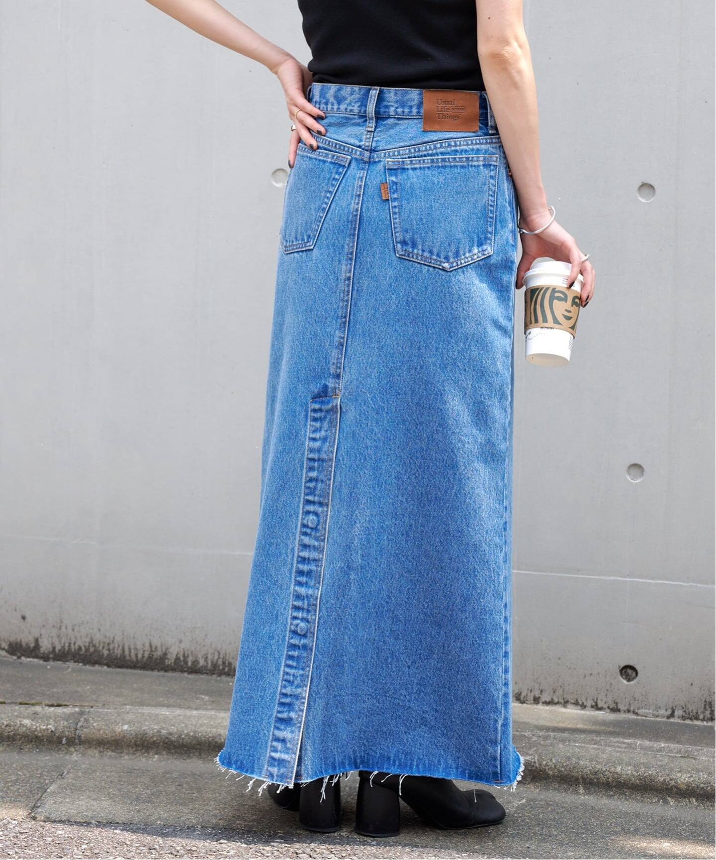 追加ULTデニムスリットリーンスカート（デニムスカート）｜OUTDOOR