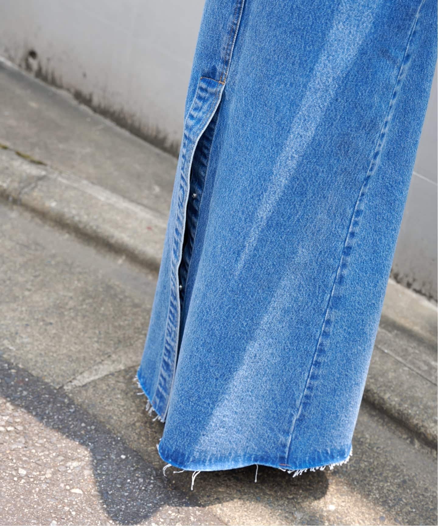 追加ULTデニムスリットリーンスカート（デニムスカート）｜OUTDOOR