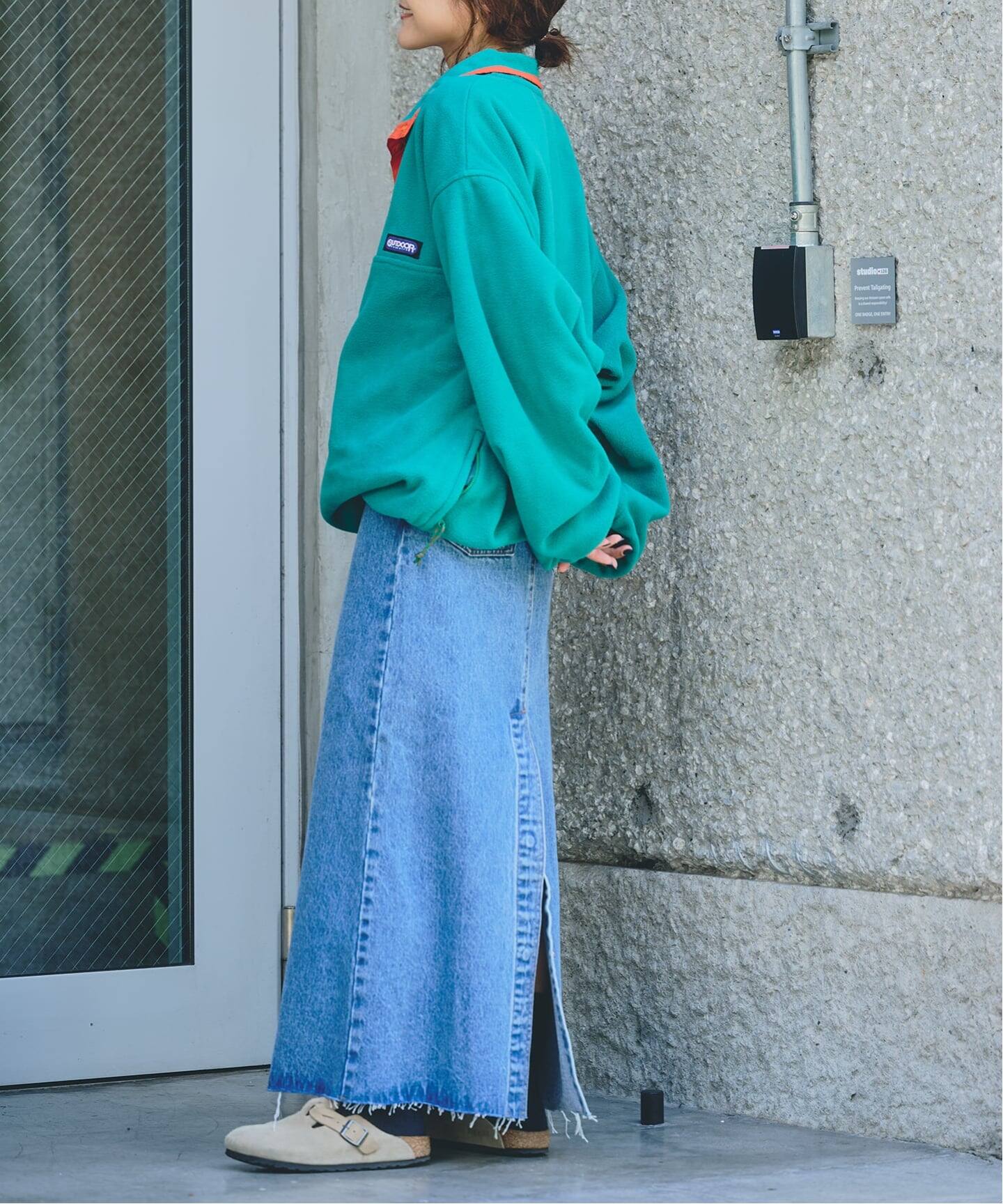 追加2 ULTデニムスリットリーンスカート（デニムスカート）｜OUTDOOR