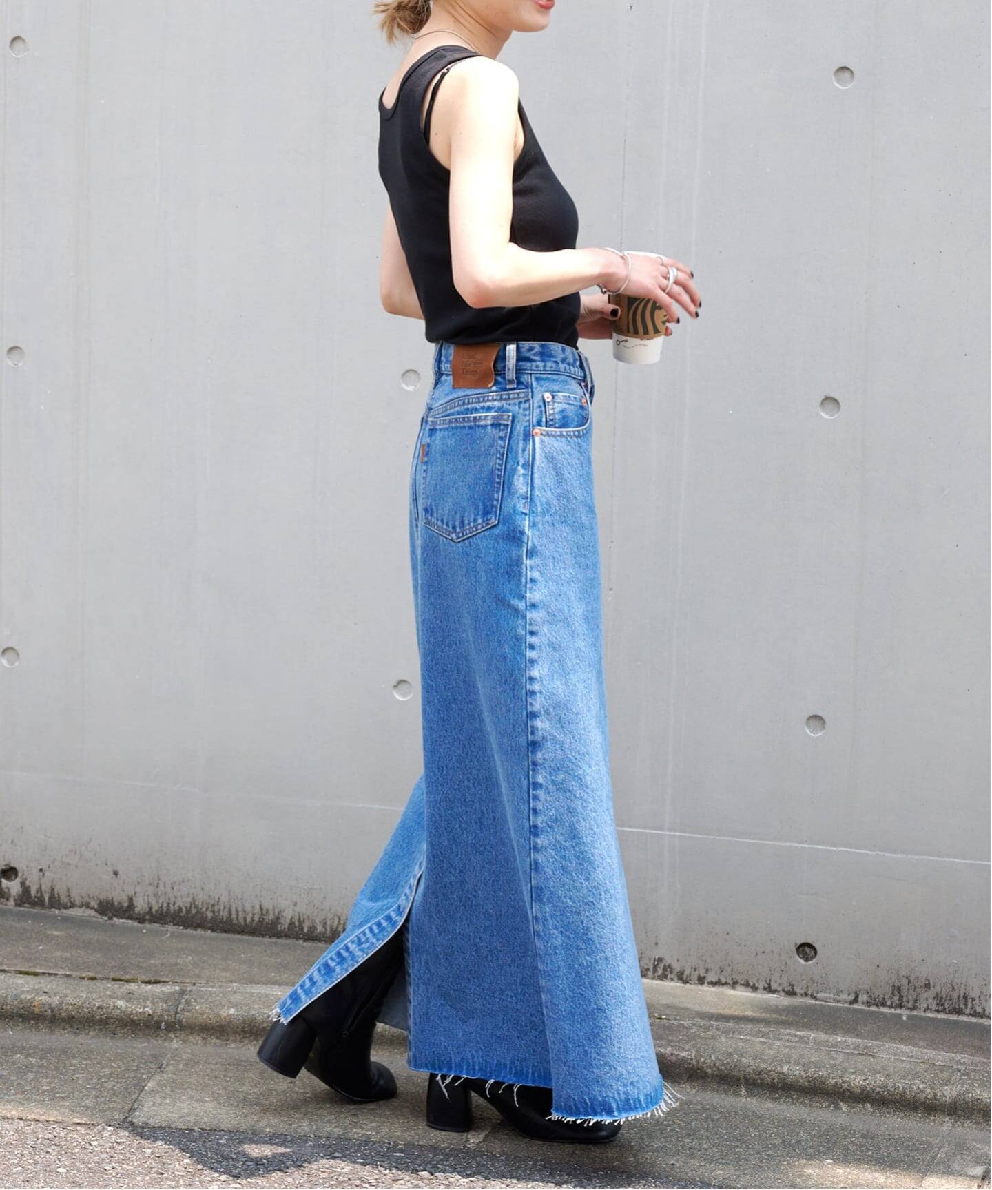 追加2 ULTデニムスリットリーンスカート（デニムスカート）｜OUTDOOR