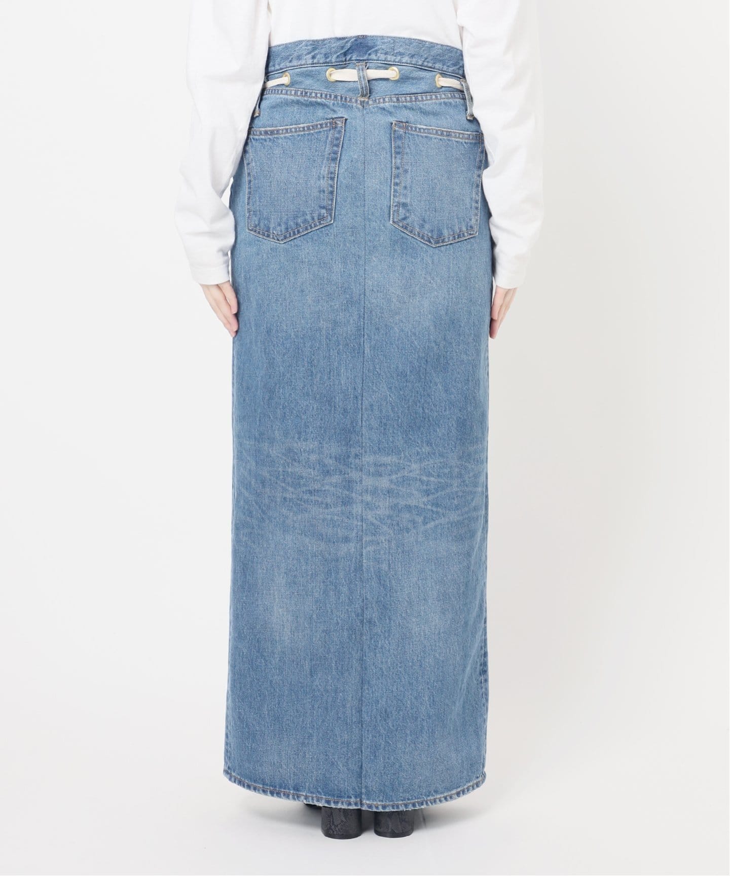 JOE'S ジョーズ　デニムロングスカート　サイズ28 新品タグ無し フロントスリットデニムロングスカートライクショーパン