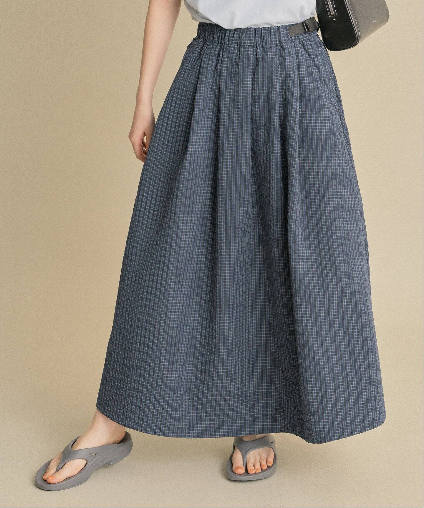 WILD THINGS GECKO TUCK SKIRT（ロング・マキシ丈スカート