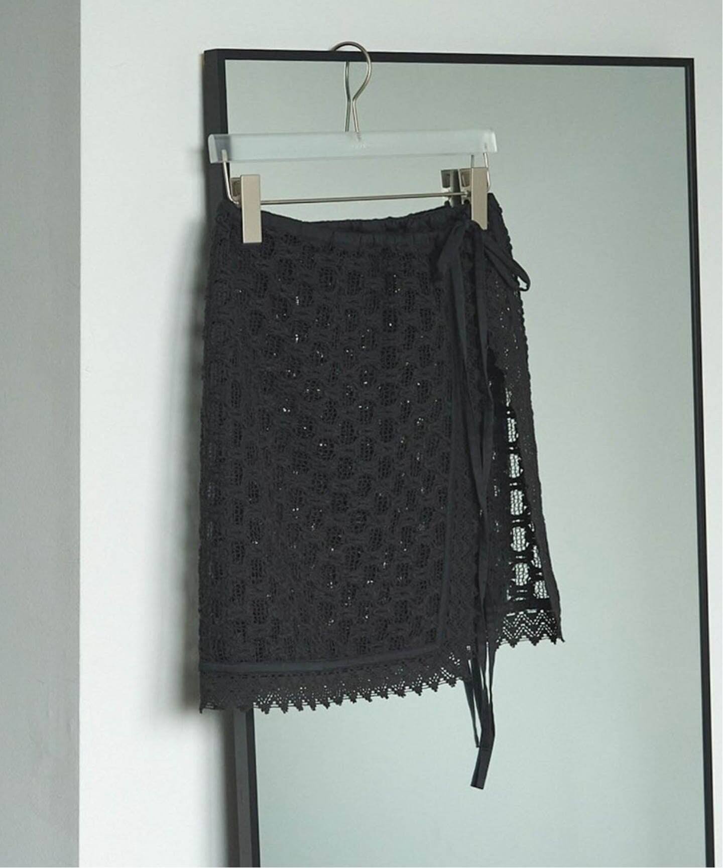 スカート anuke Lace Wrap Skirt anuke Lace Wrap Skirt（ミニスカート）｜BOICE FROM BAYCREW'S