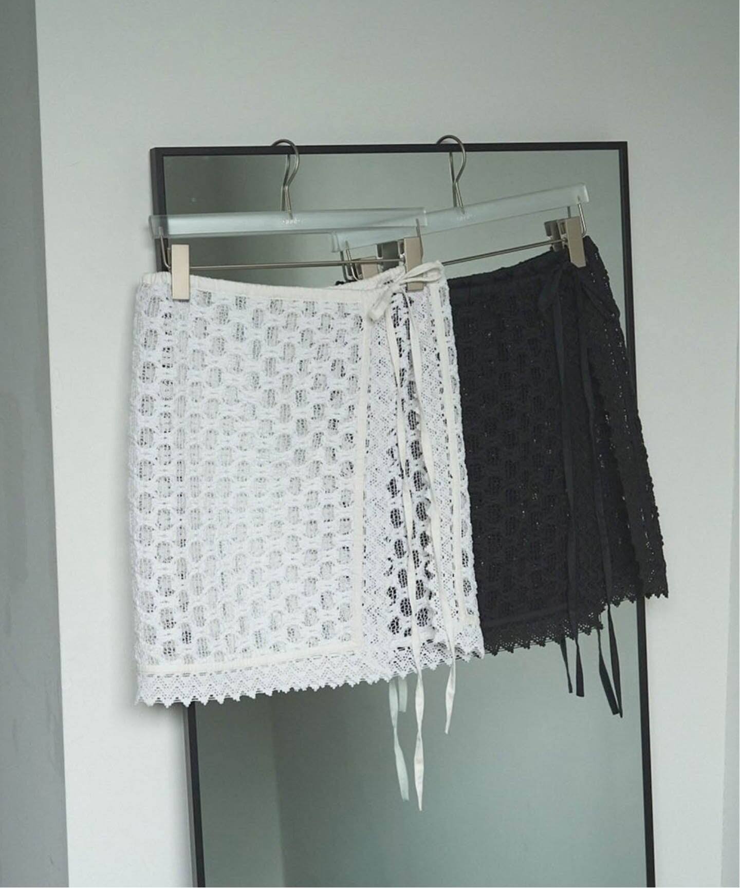 anuke Lace Wrap Skirt（ミニスカート）｜BOICE FROM BAYCREW'S