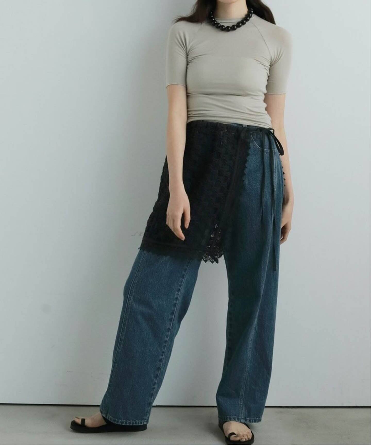 anuke Lace Wrap Skirt（ミニスカート）｜BOICE FROM BAYCREW'S