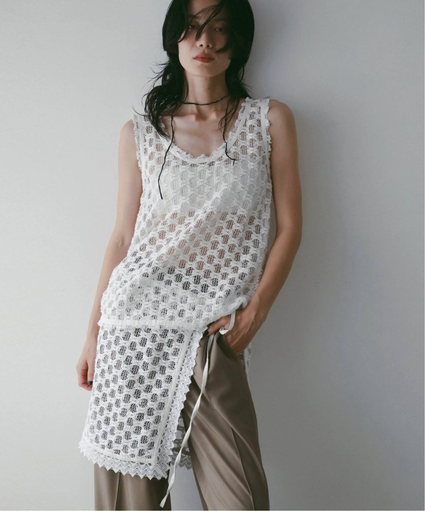 anuke Lace Wrap Skirt（ミニスカート）｜BOICE FROM BAYCREW'S