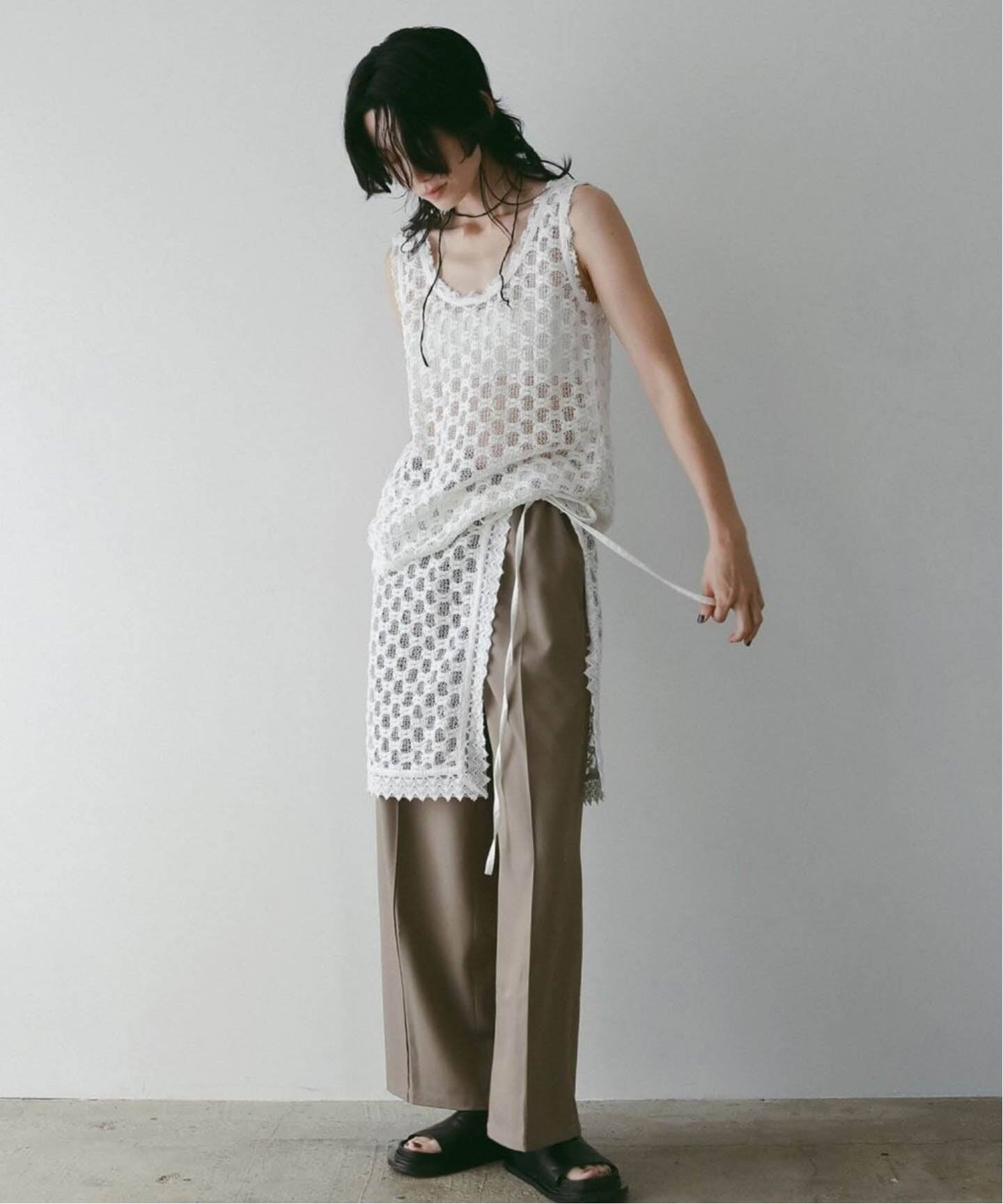 スカート anuke Lace Wrap Skirt anuke Lace Wrap Skirt（ミニスカート）｜BOICE FROM BAYCREW'S