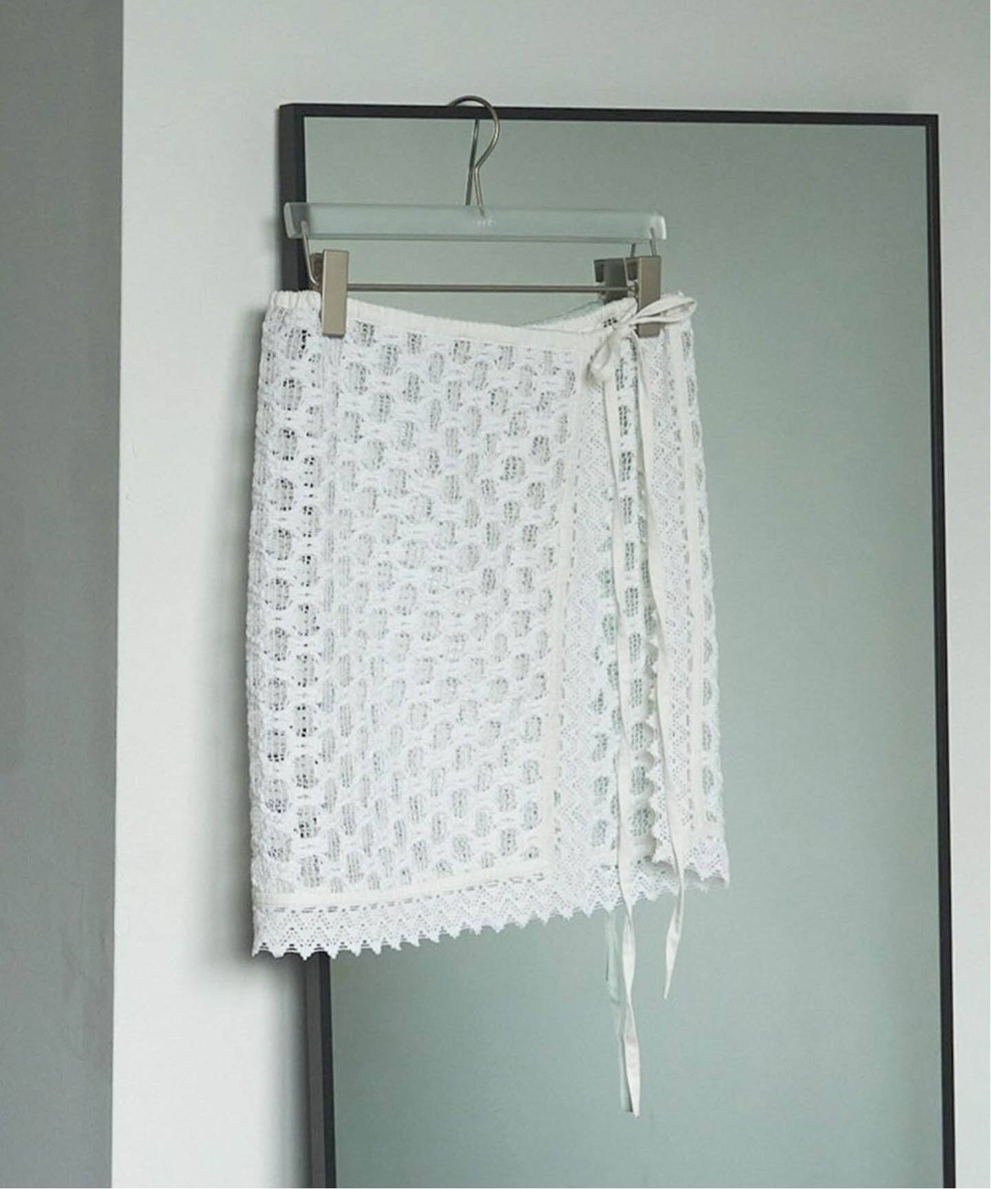anuke Lace Wrap Skirt（ミニスカート）｜BOICE FROM BAYCREW'S
