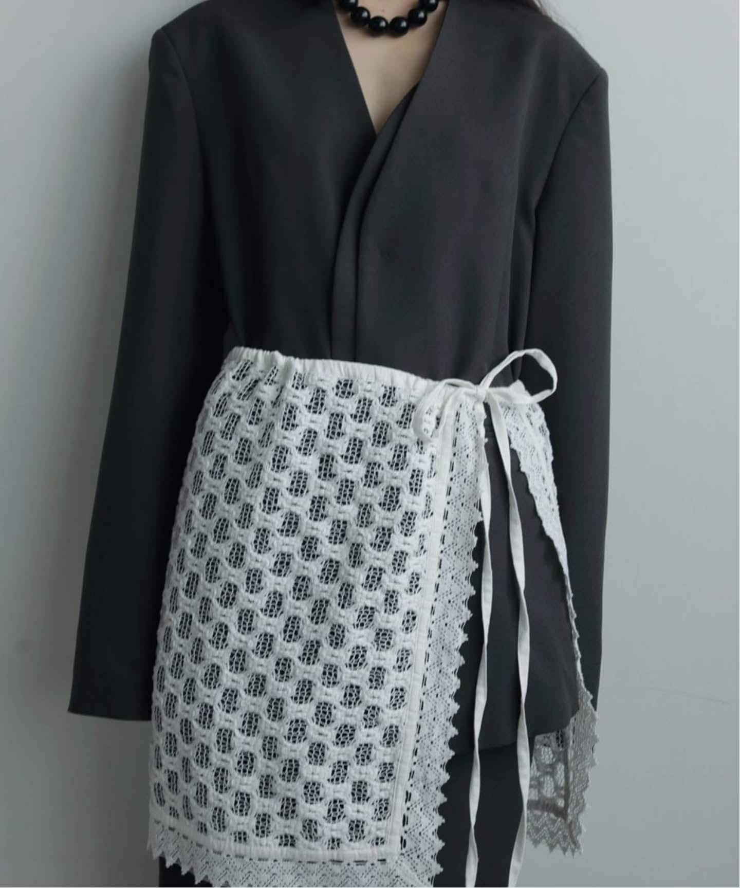anuke Lace Wrap Skirt（ミニスカート）｜BOICE FROM BAYCREW'S