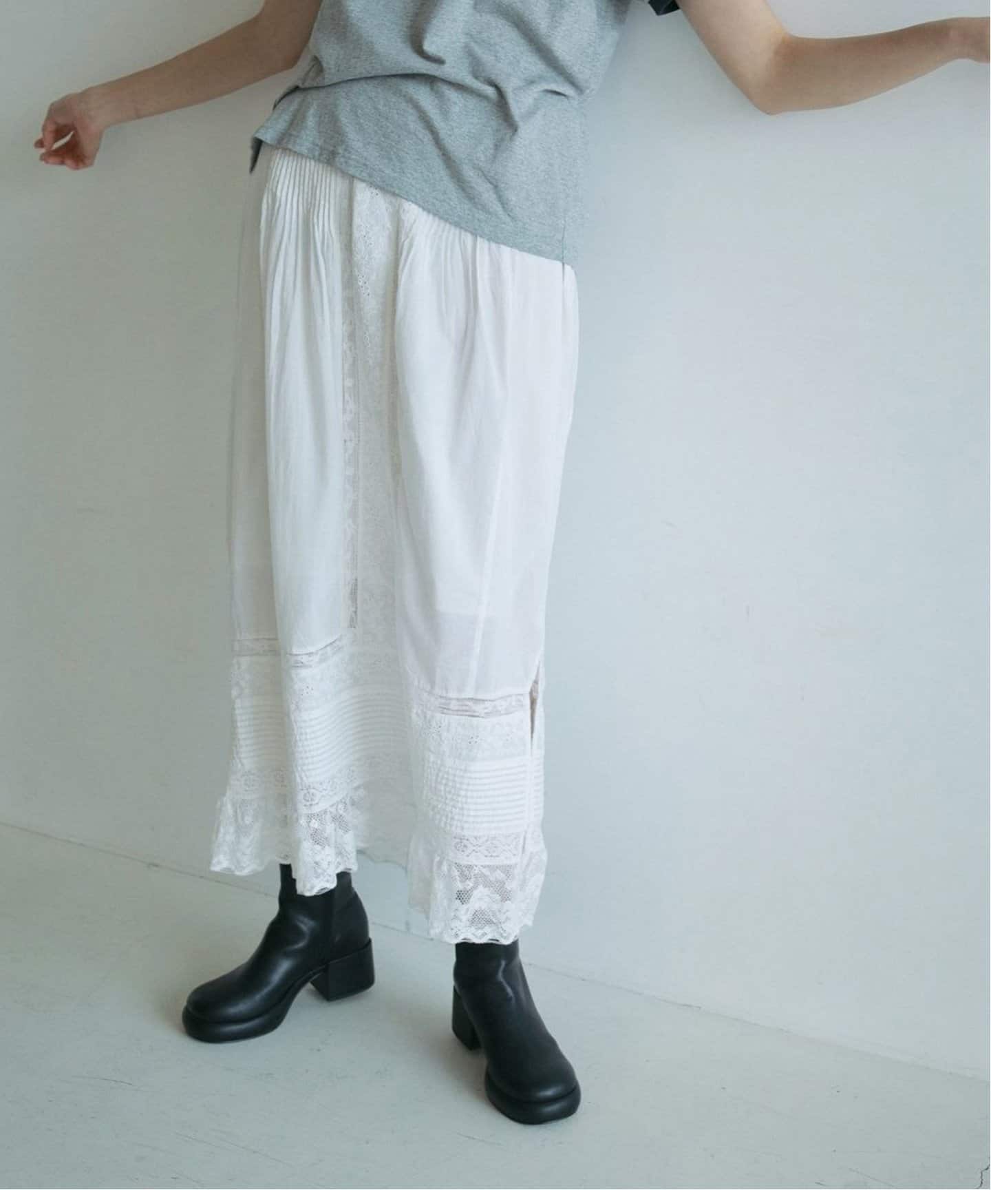 スカート anuke Tuck Long Skirt 36 anuke 】Tuck Long Skirt | valance 福井｜レディース セレクト