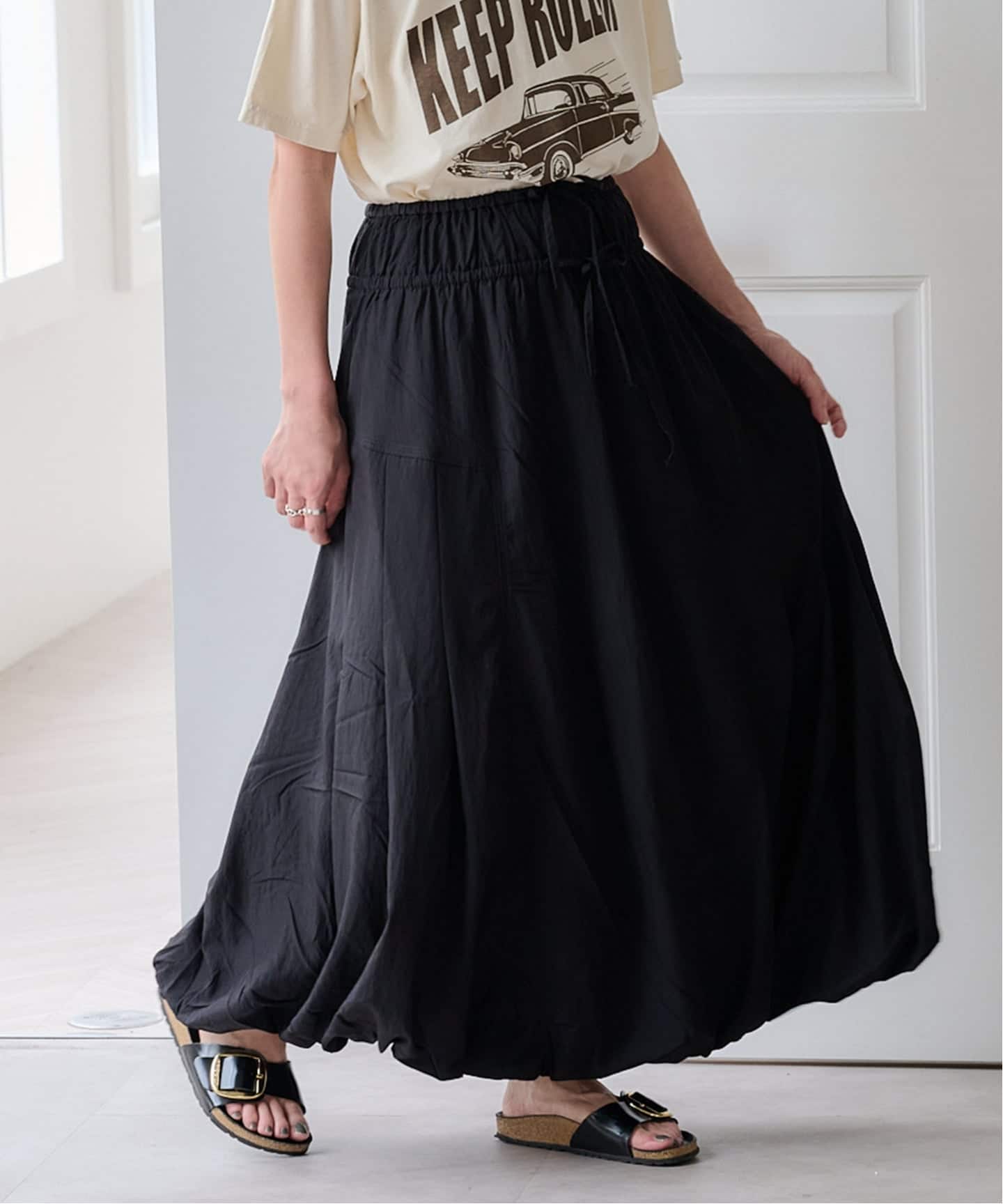anuke Volume Balloon Skirt バルーンスカート ànuke online store（アンヌーク） / Volume Balloon